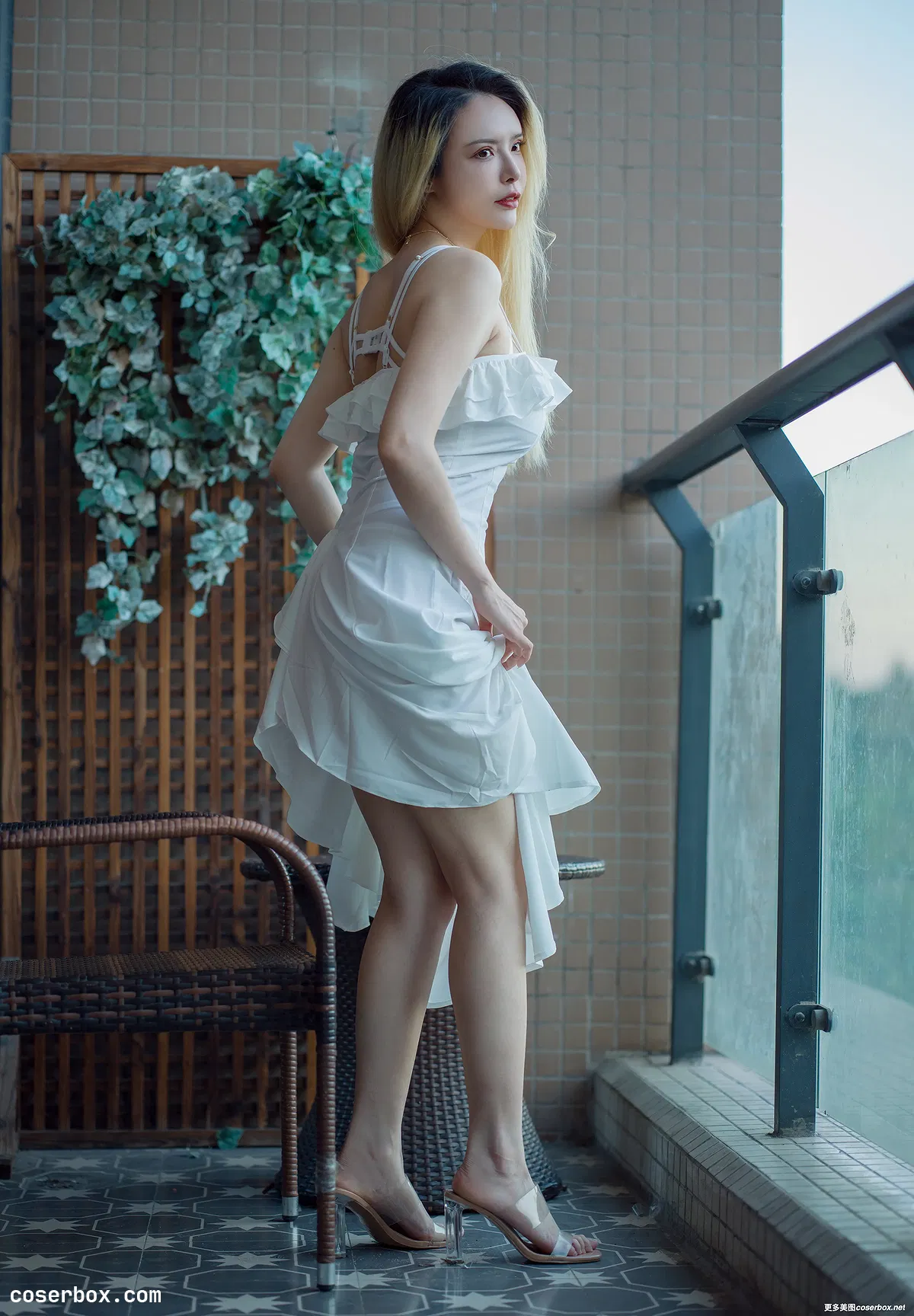 秋和柯基 NO.104 白色连衣裙 - 2