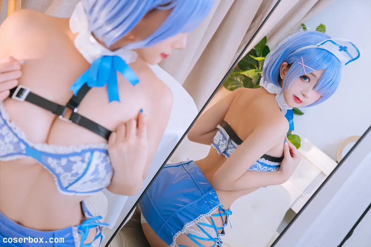 日奈娇 NO.035 蕾姆蓝色护士 - 2