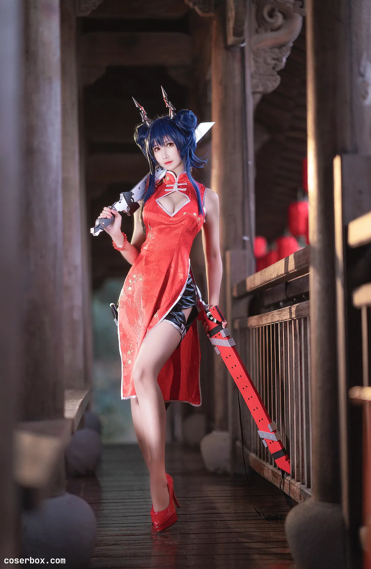 三度_69 NO.036 明日方舟陈旗袍 - 2