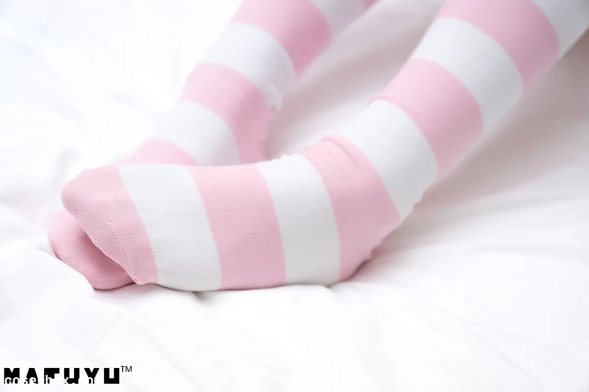 神楽坂真冬 NO.095 粉白条纹系列 - 1