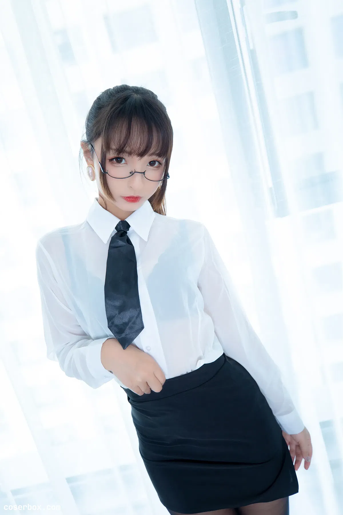 神楽坂真冬 NO.061 白色办公室 ホワイトオフィス - 1