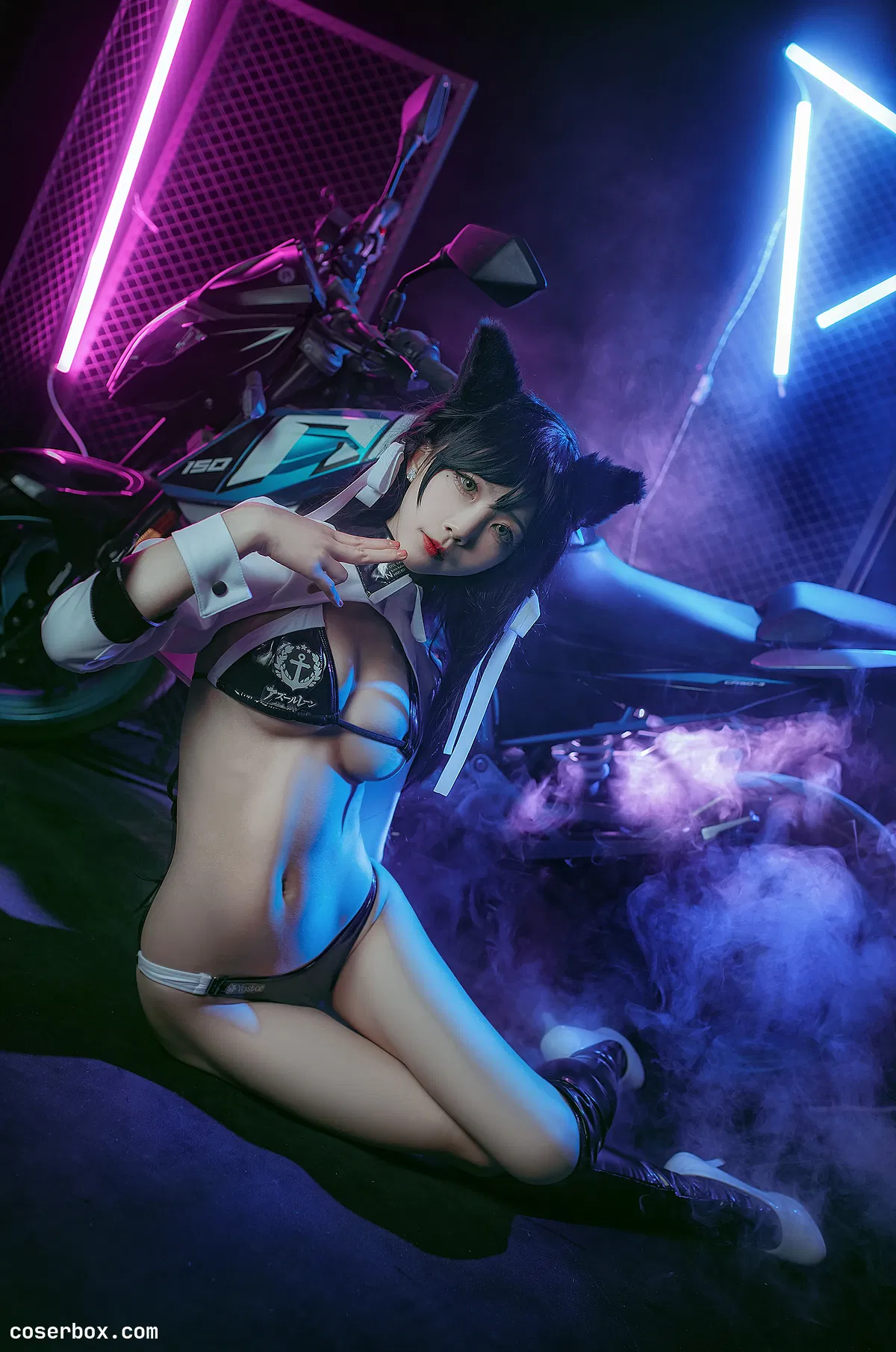 水淼aqua NO.087 爱宕犬 机车 - 2