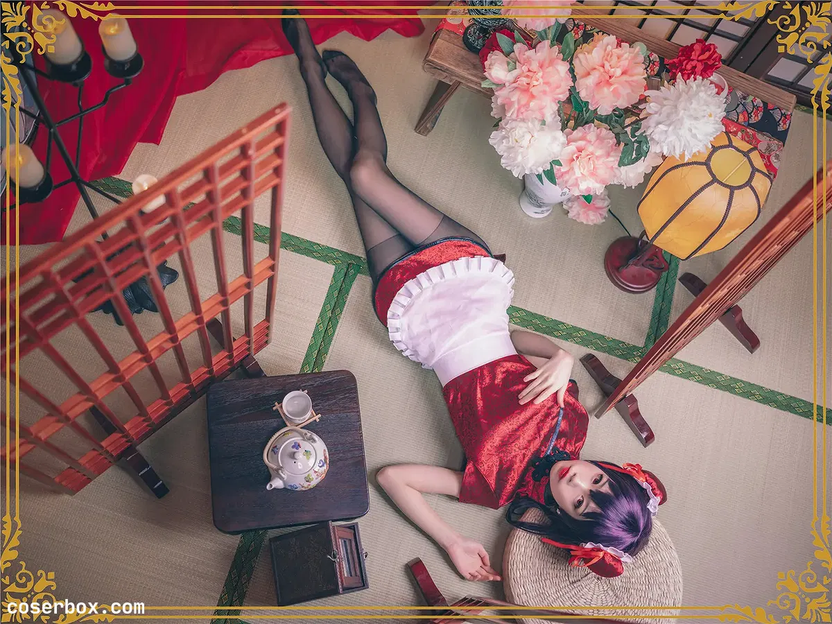 水淼aqua NO.076 霞之丘诗羽 旗袍