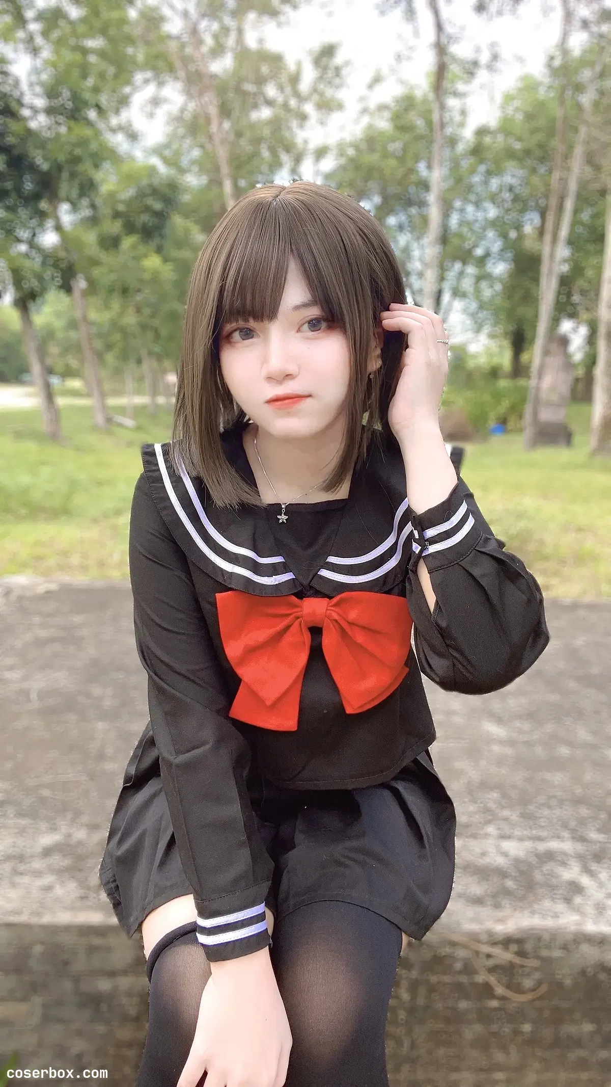 MenruiNyanko NO.002 Seifuku Girl [6P 8.5MB] - 2