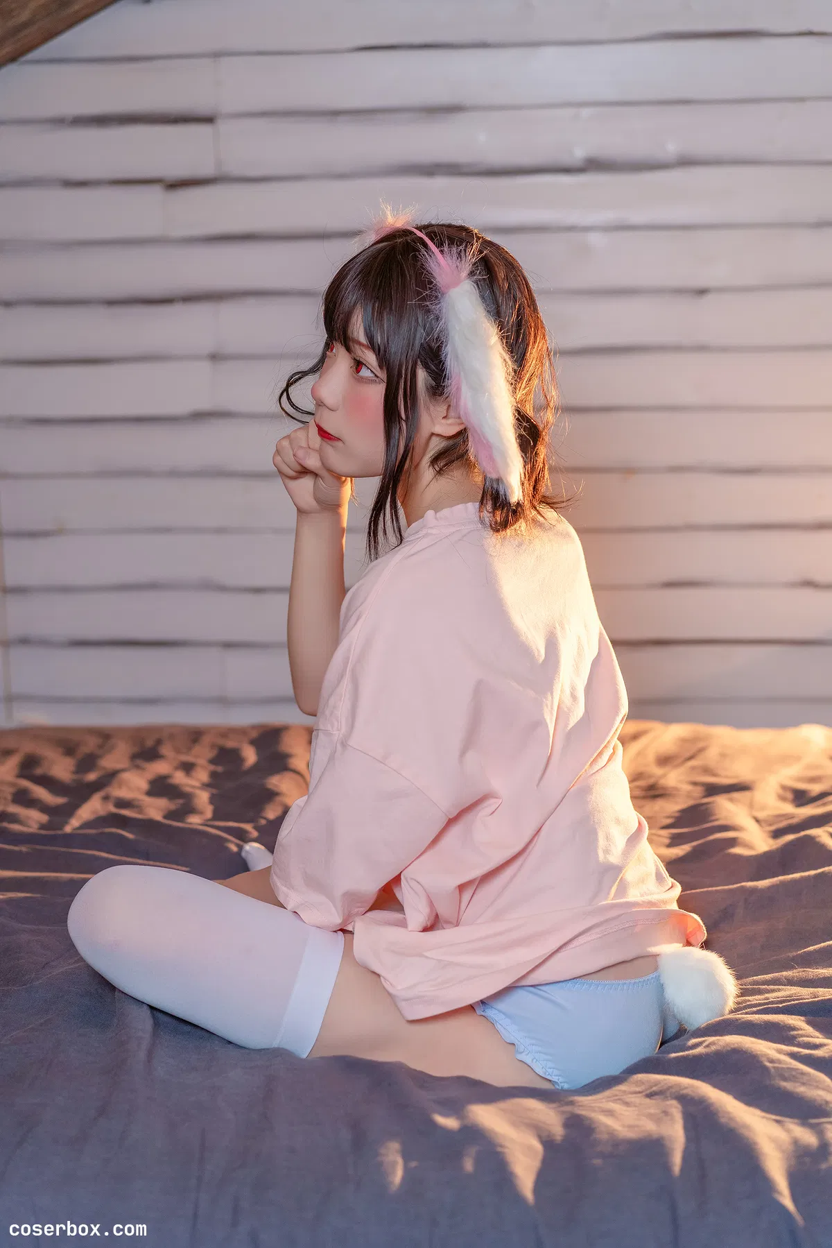 王胖胖u NO.001 粉兔儿 - 2