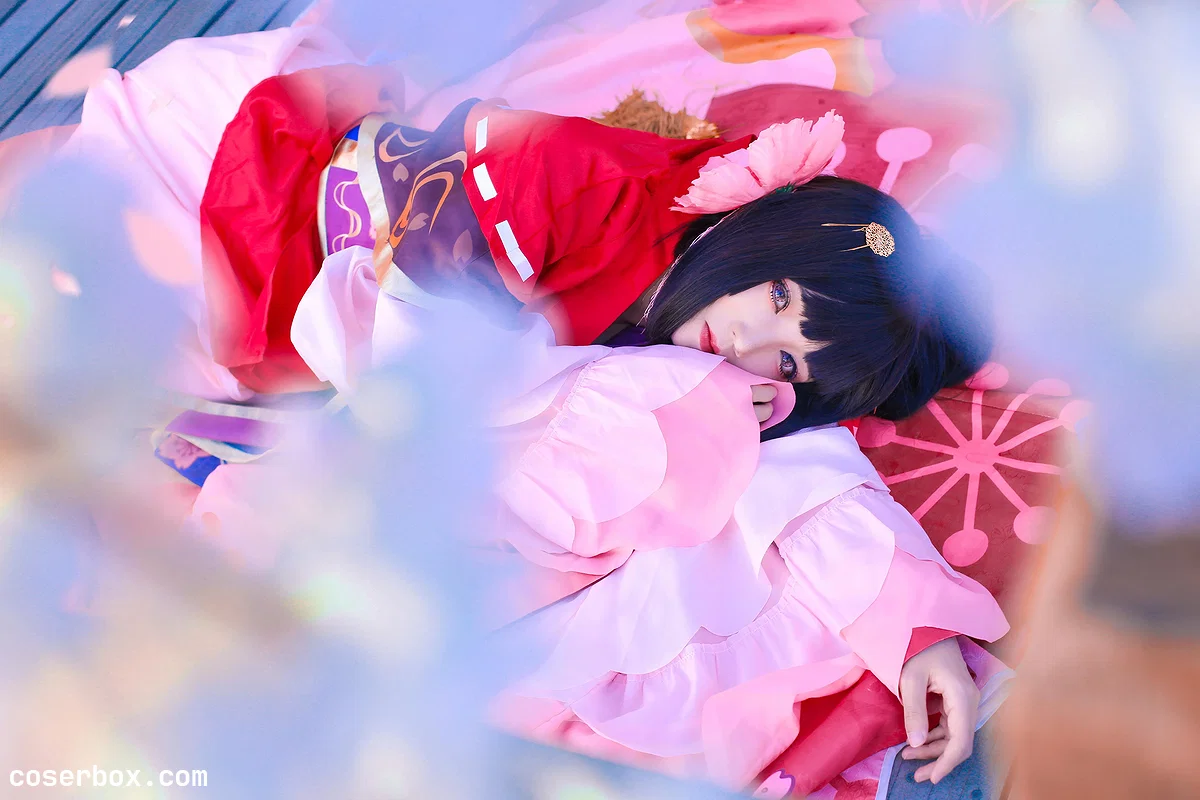 楚楚子w NO.064 COS-阴阳师手游COS御姐樱花妖 [20P 28.5MB] - 1