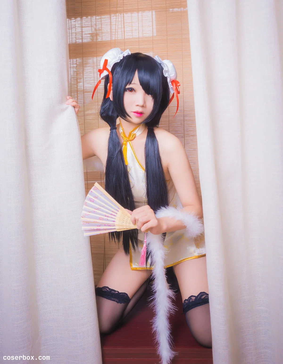 楚楚子w NO.066 COS-约会大作战COS旗袍时崎狂三 [18P 12.96MB] - 2