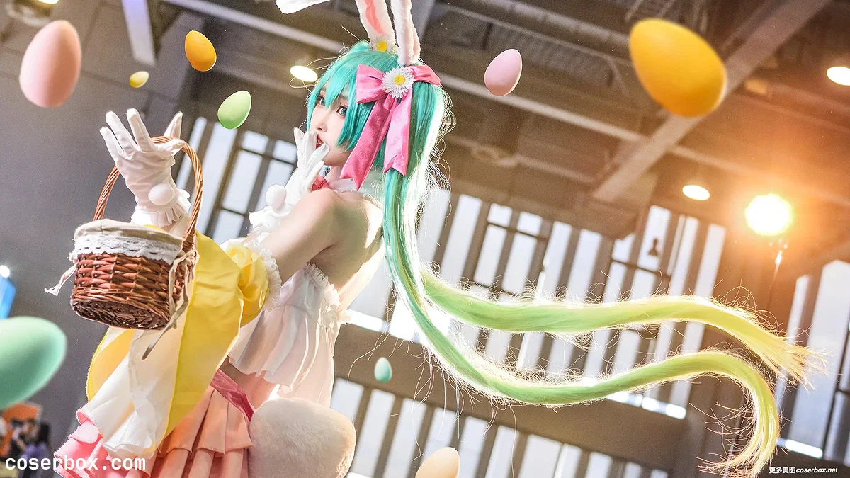 未小寻 NO.025 萤火虫动漫游戏嘉年华 VOCALOID COS场照初音末来 MIKU COS漫展返 [9P 2.2MB] - 2
