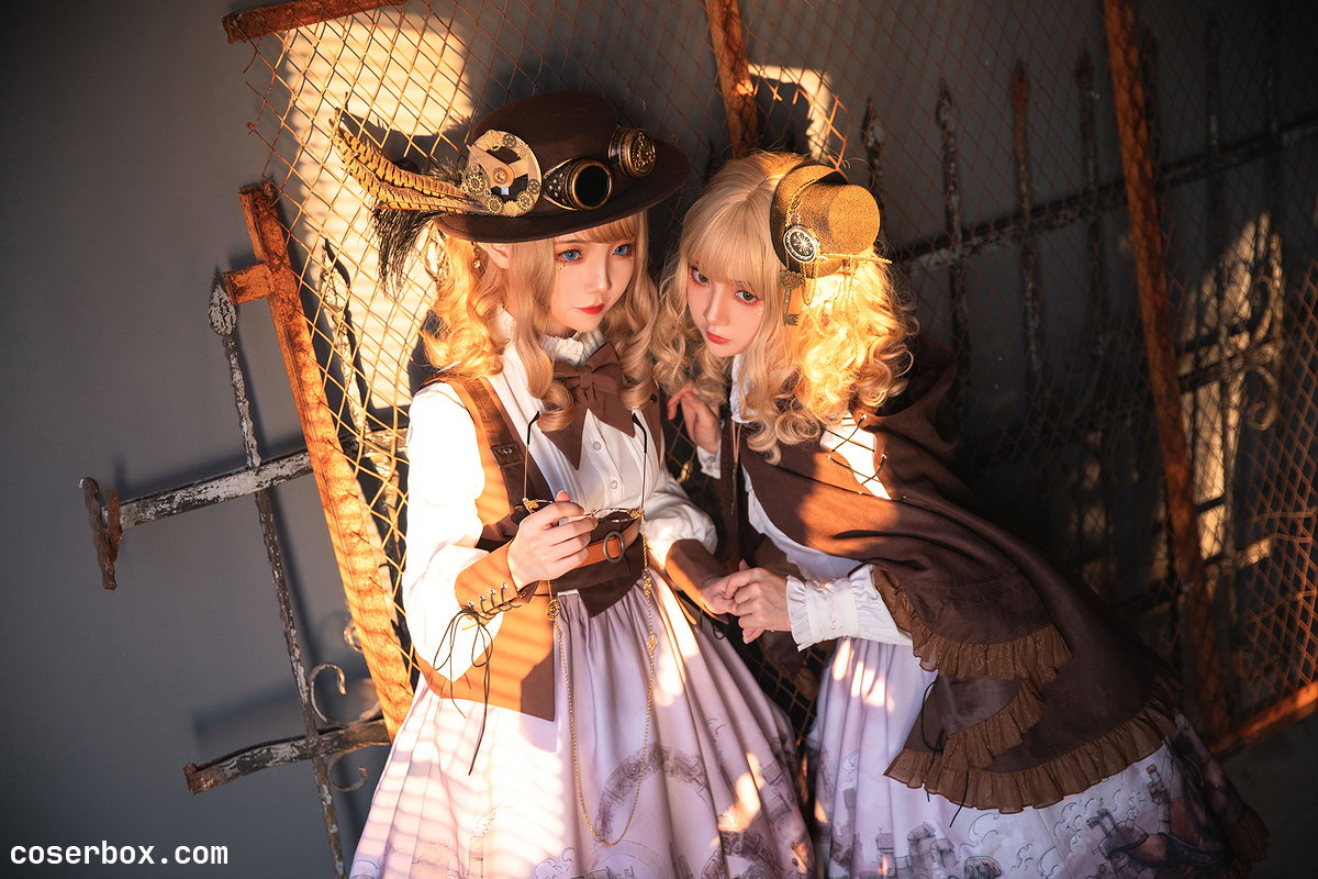 楚楚子w NO.073 LOLITAS装扮蒸汽朋克 BCY LOLITA穿搭出镜：楚楚子➕鹤祈 [16P 59.96MB] - 2
