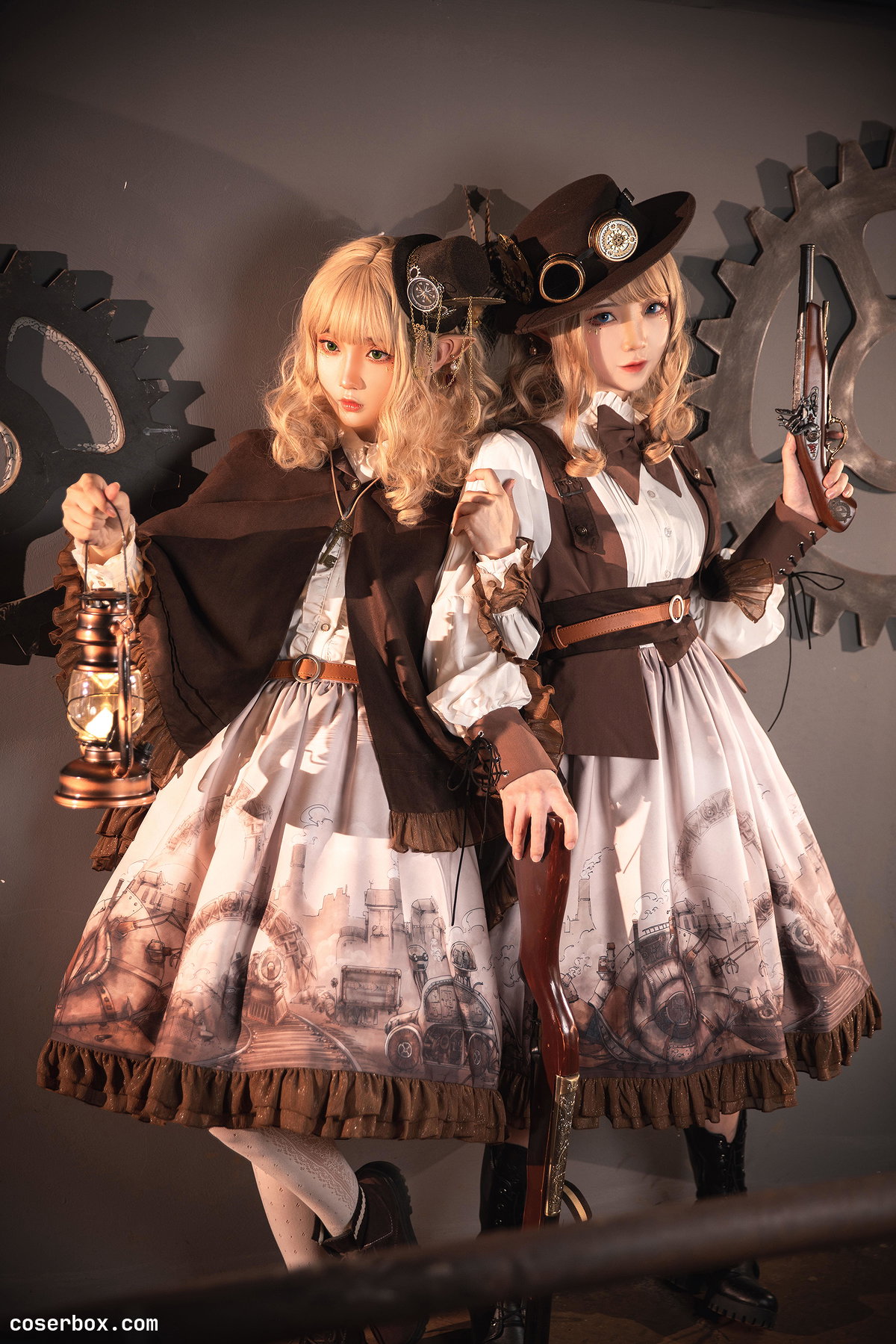 楚楚子w NO.073 LOLITAS装扮蒸汽朋克 BCY LOLITA穿搭出镜：楚楚子➕鹤祈 [16P 59.96MB] - 1