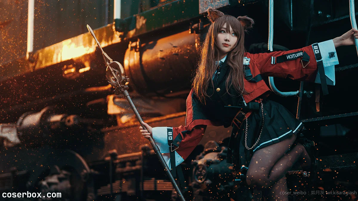 如月灰 NO.005 明日方舟 天火 [9P 21.31MB] - 2