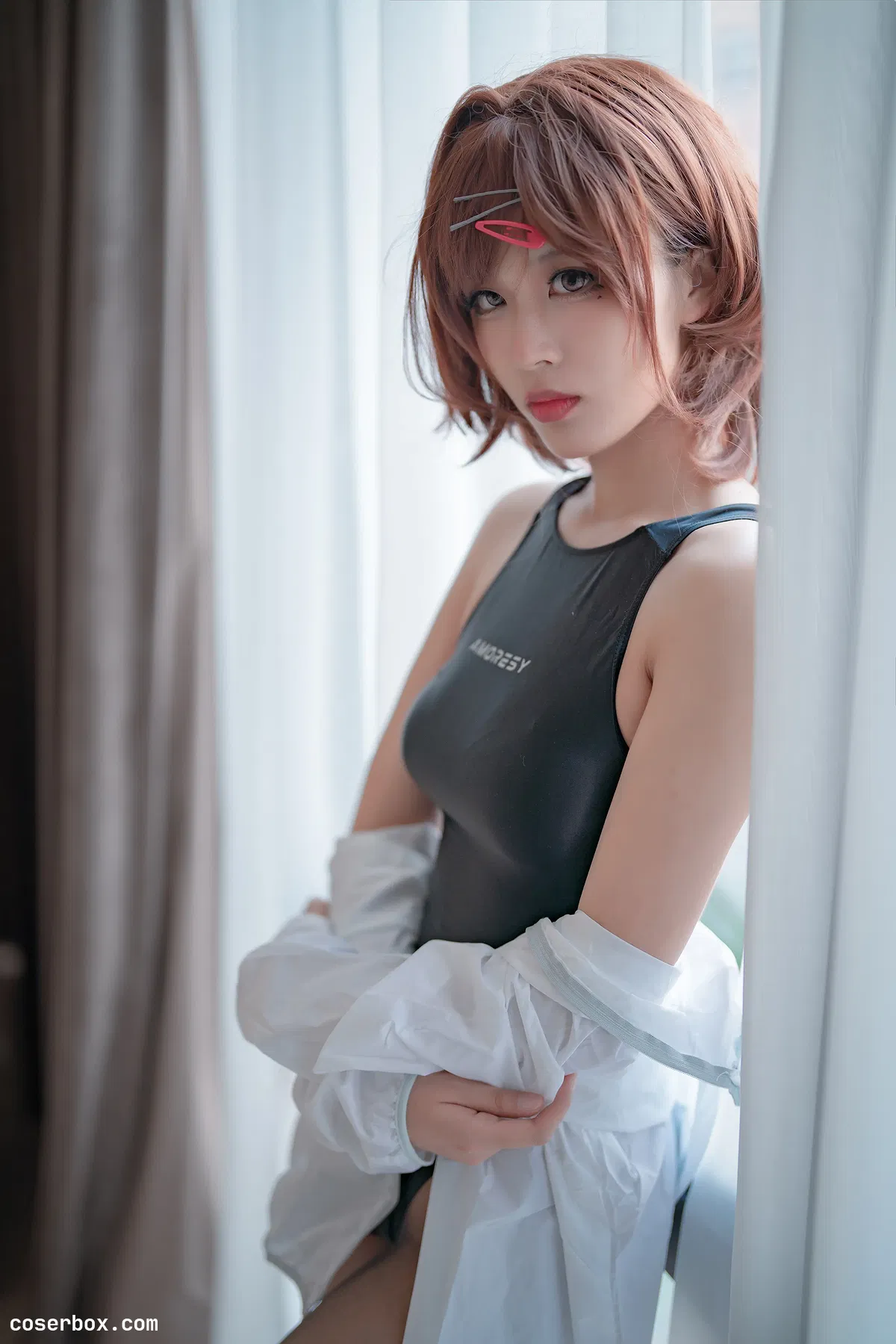 轩萧学姐 NO.027 円香ol+竞泳 - 1