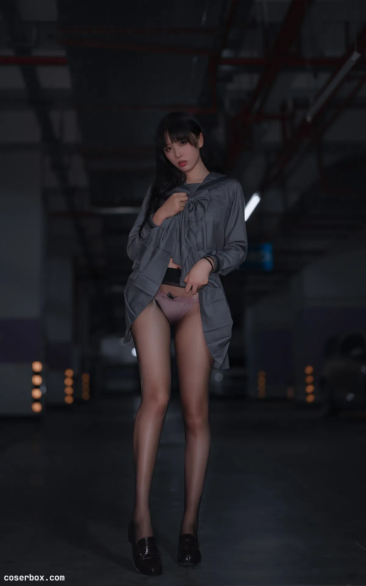 轩萧学姐 NO.031 楼道和车库 - 1