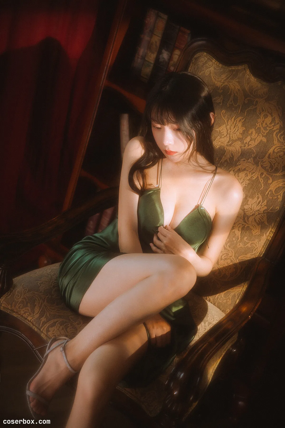 香草喵露露 NO.030 绿色连衣 - 1