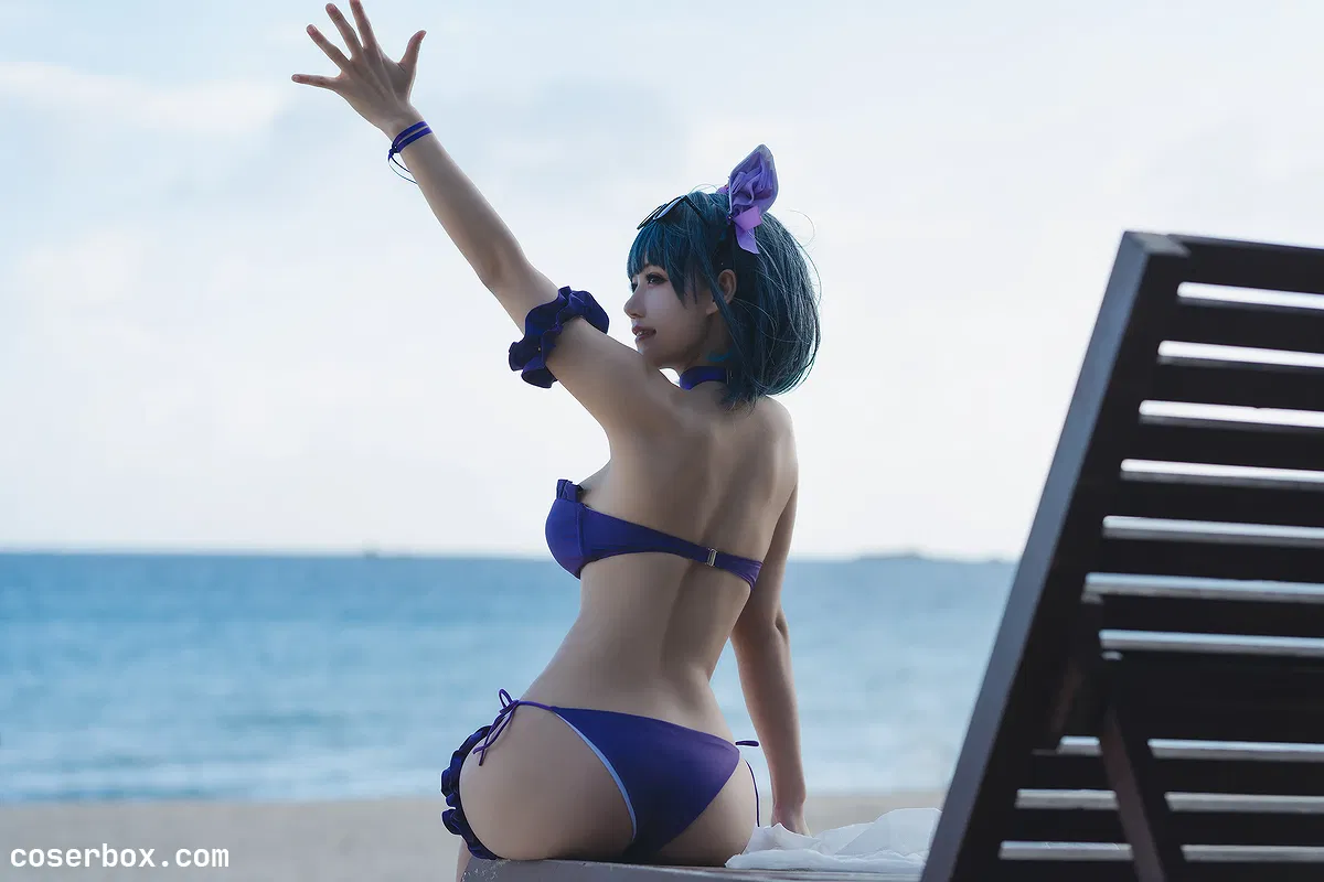 小仓千代w NO.055 1月舰长 柴郡泳装 - 1