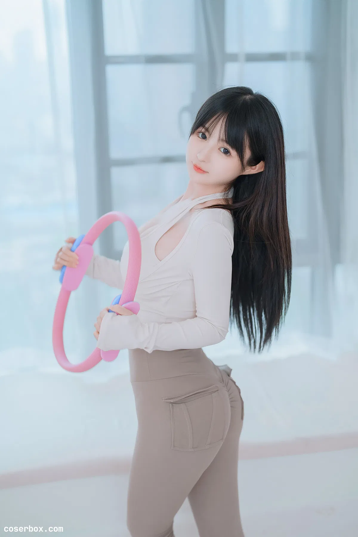 桜井宁宁（失眠冲剂）（樱井宁宁） NO.055 瑜伽妹妹 - 2