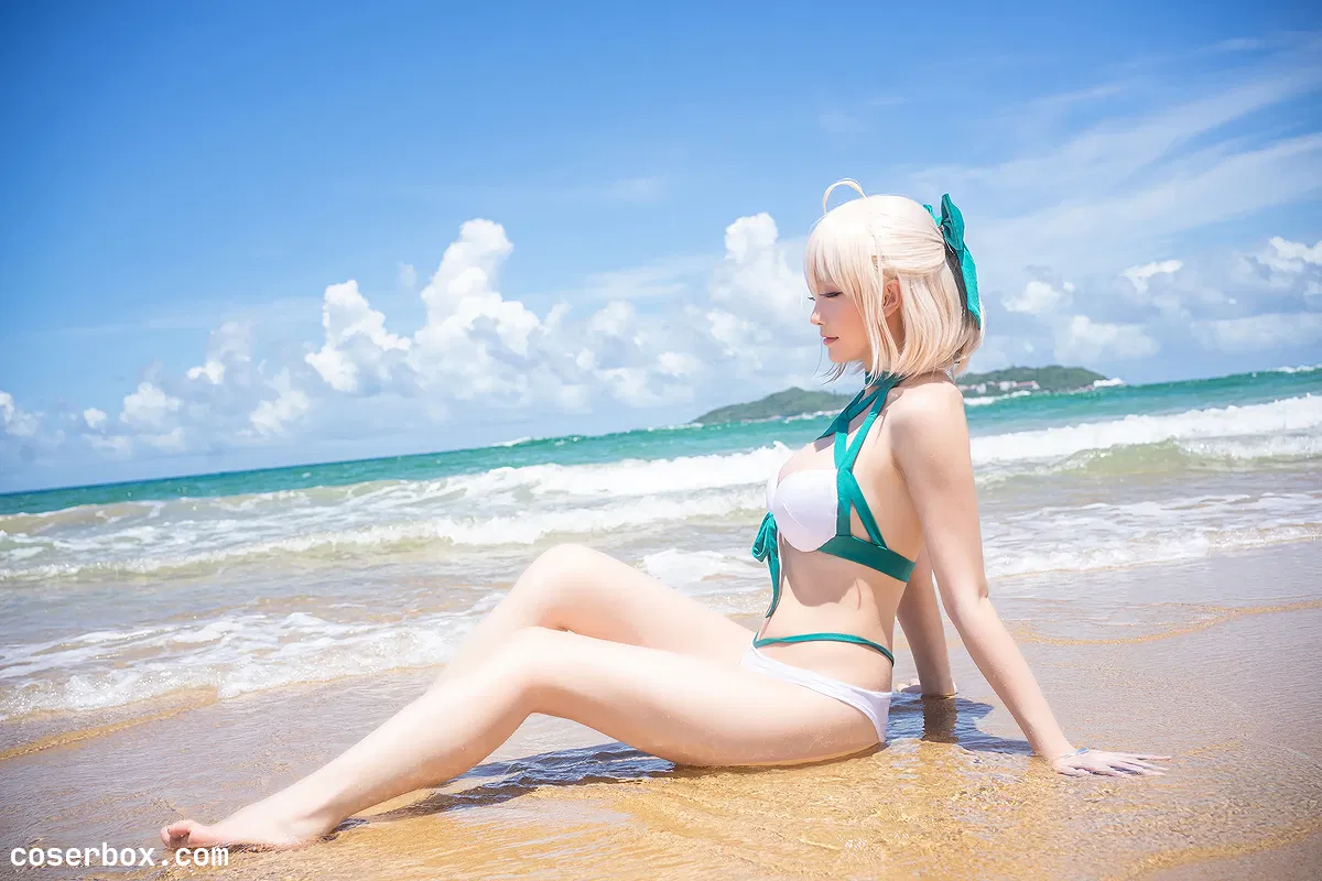 星之迟迟 NO.058 秘密花园-冲田总司泳装 - 2