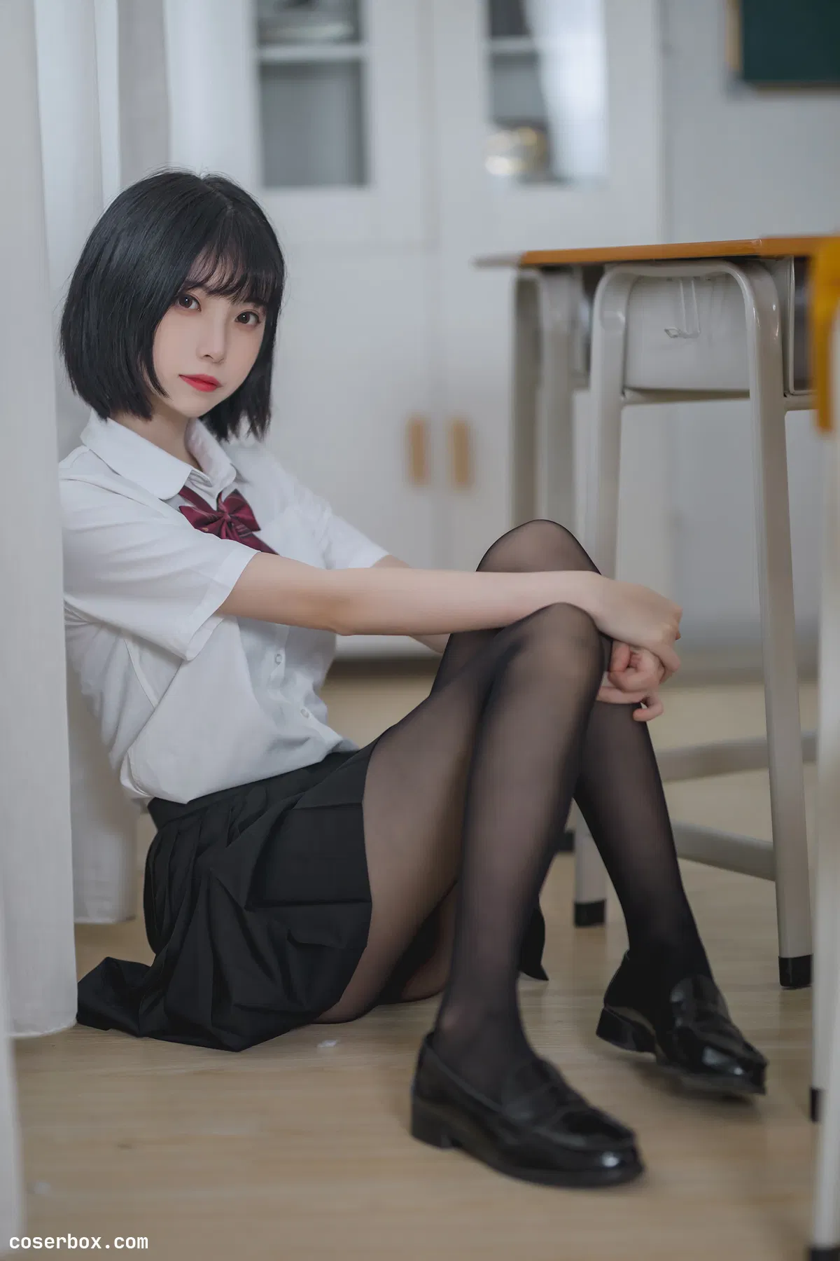 许岚LAN NO.001 教室JK黑丝 - 1