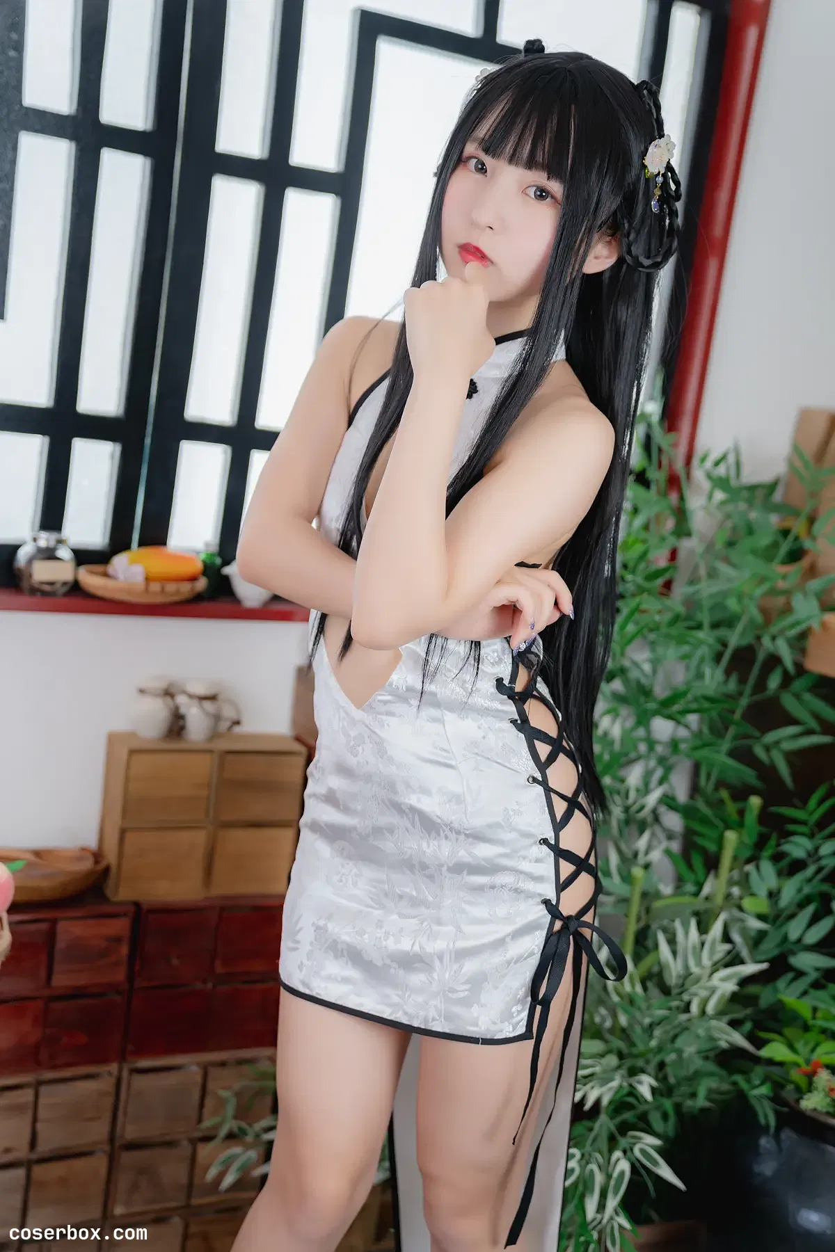 あんにゅい豆腐 NO.001 旗袍（白） - 1