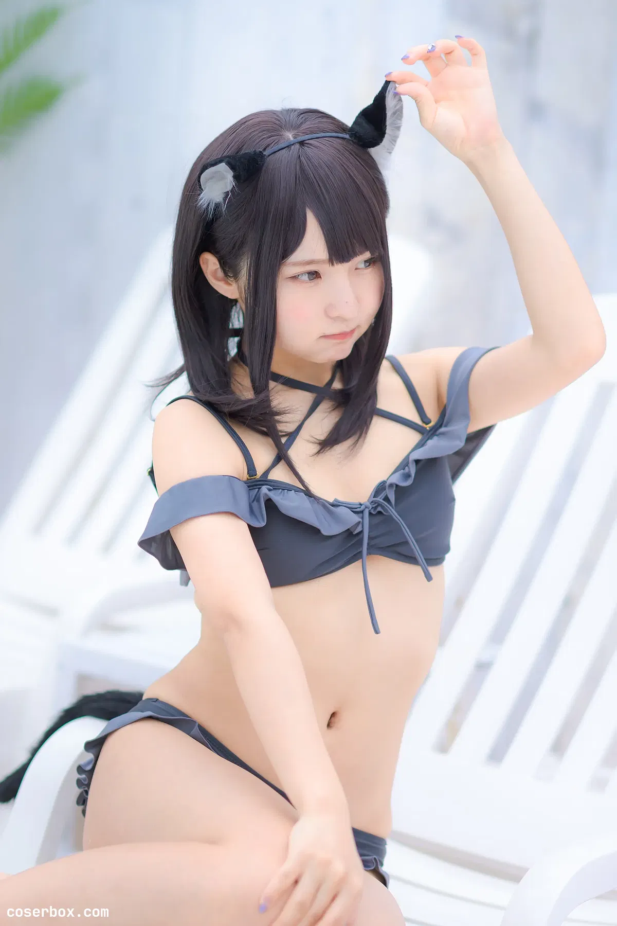 あんにゅい豆腐 NO.008 蓝色泳装 - 1