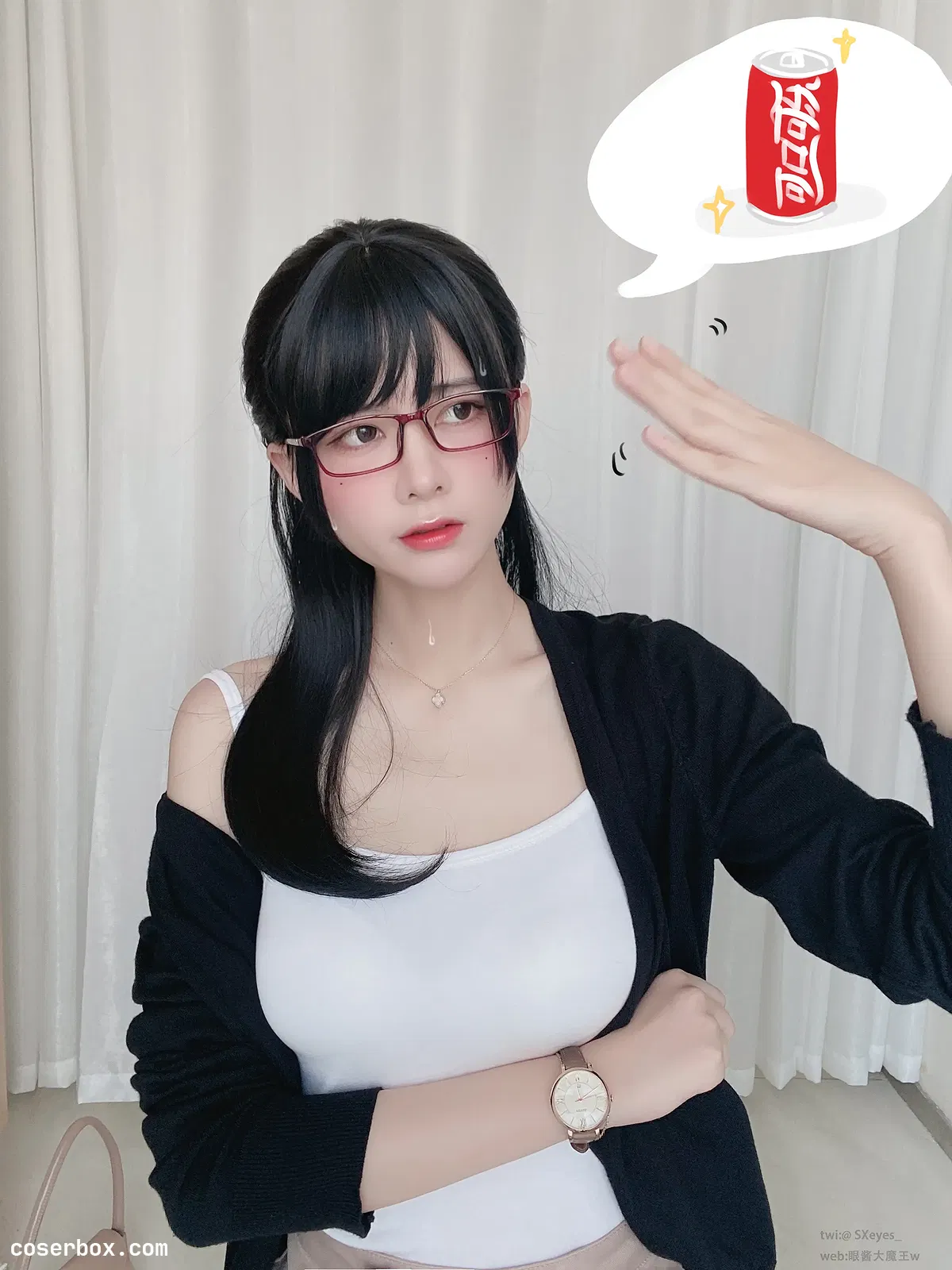 眼酱大魔王w NO.3 爱喝可乐的前辈w - 2