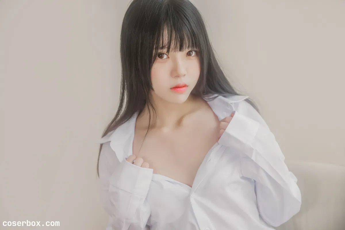 桜桃喵 NO.003 白衬衫散发 [49P 409 - 2