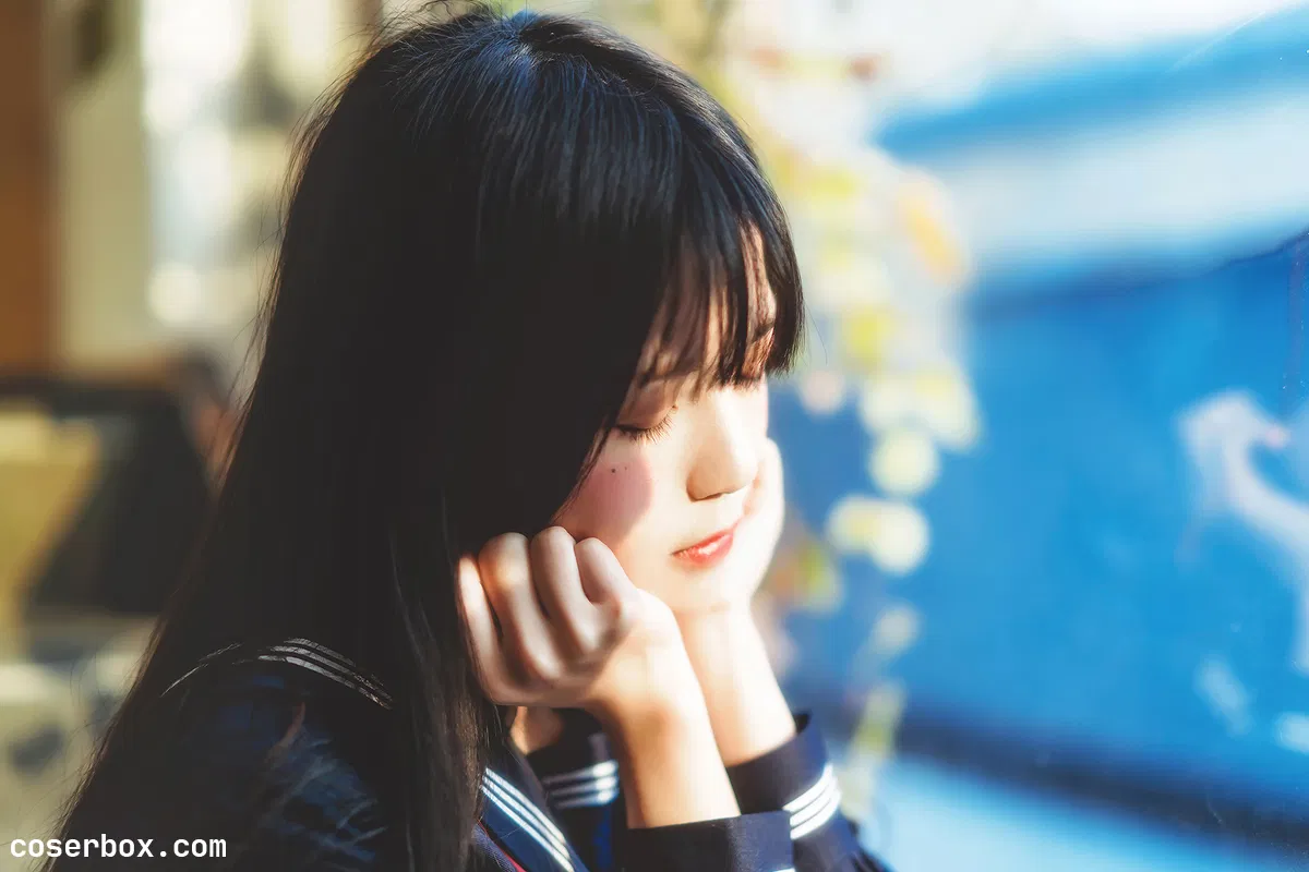 桜桃喵 NO.101 小小少女 黑色水手服 [50P 747 - 2