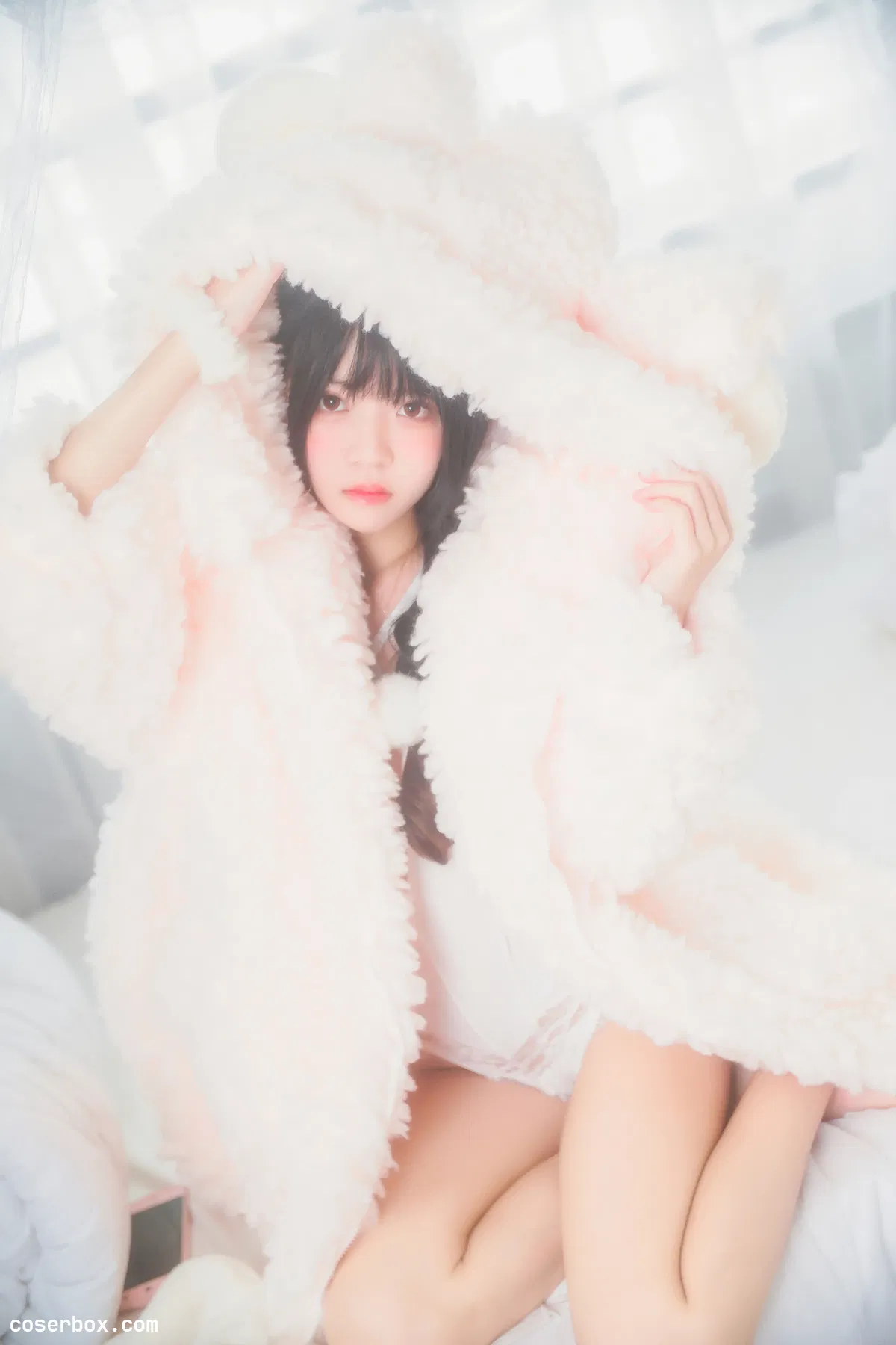 桜桃喵 NO.016 冬眠 纯白私房 [46P 385 - 1