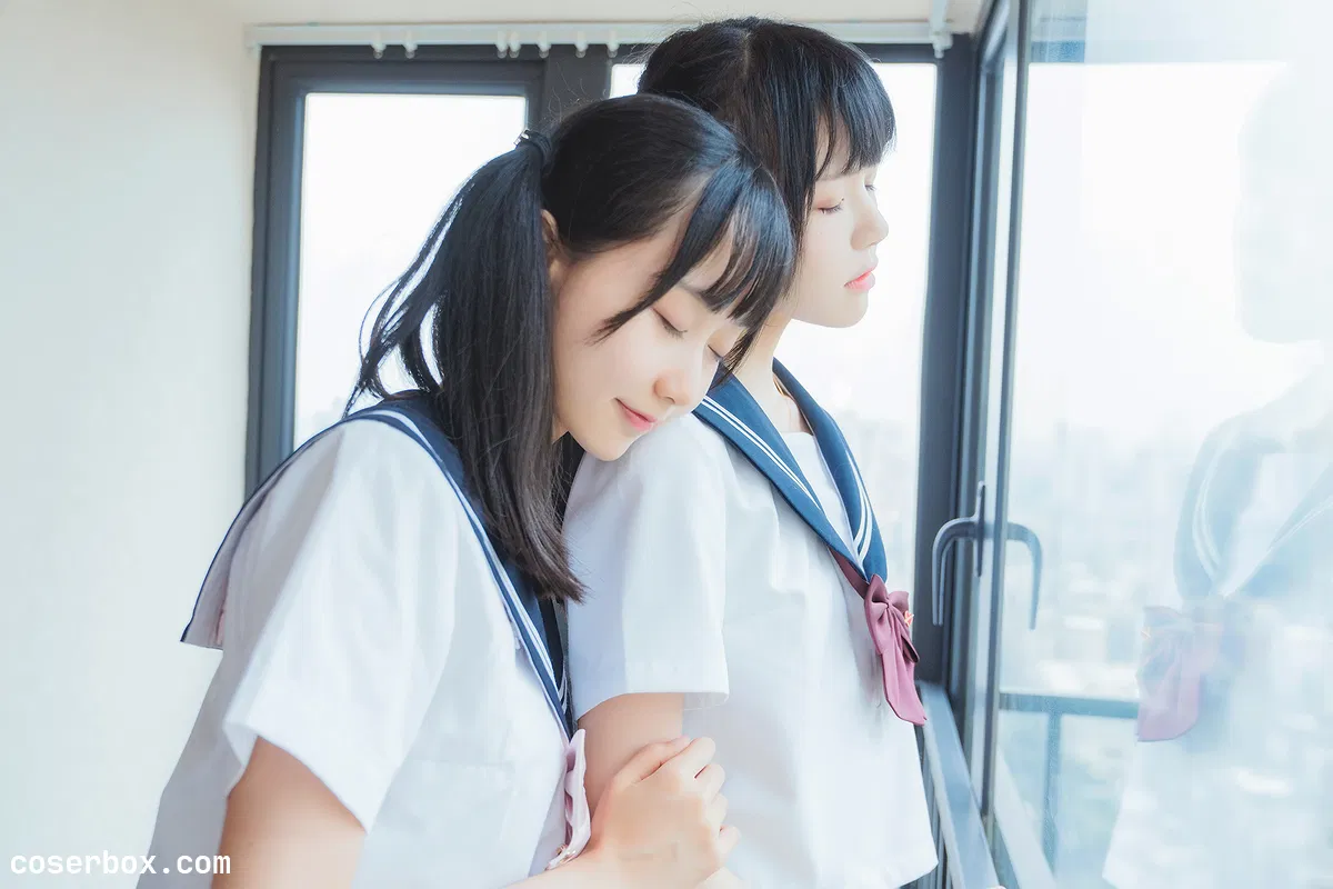 桜桃喵 NO.068 她(制服×制服) [38P 741 - 1