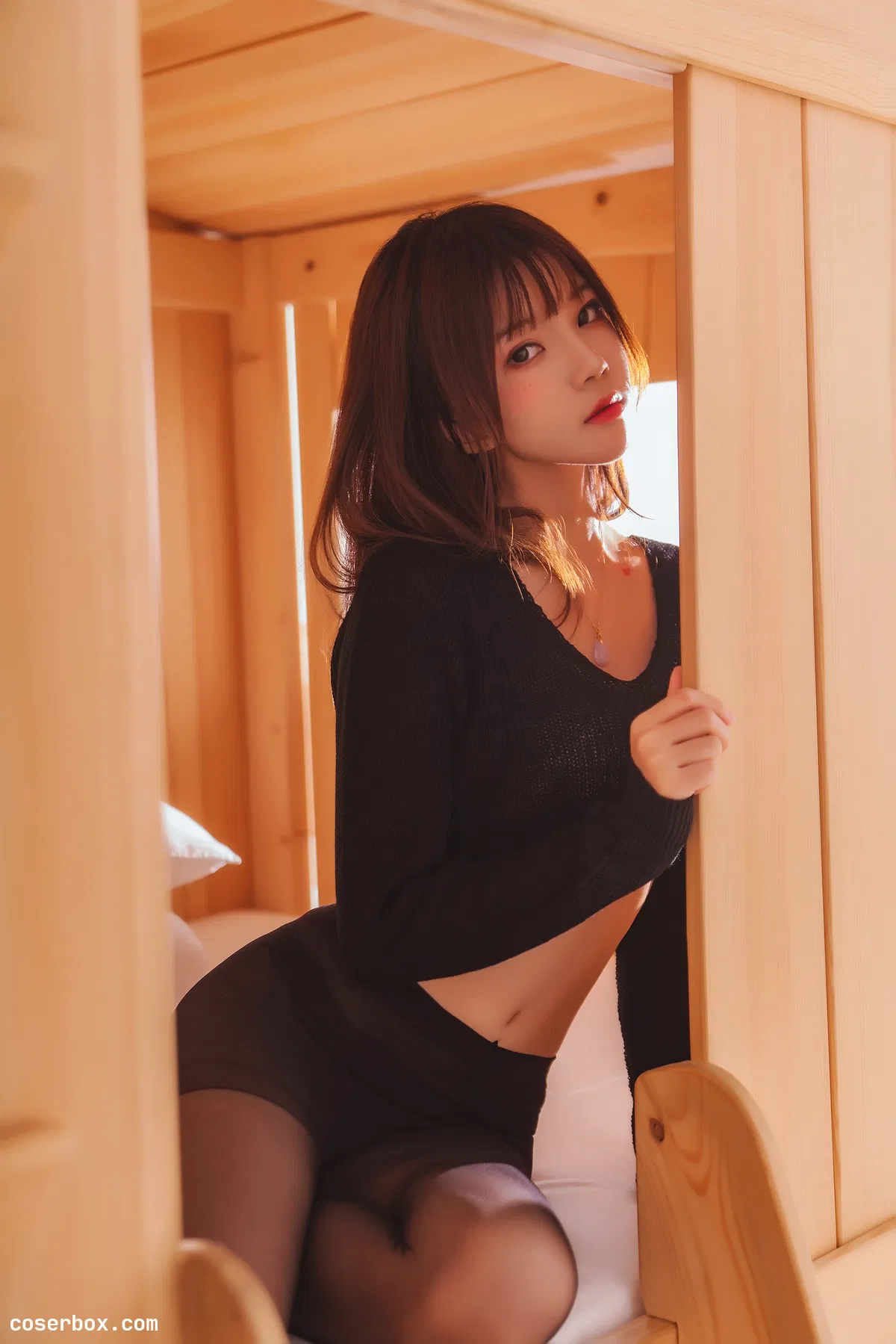 桜桃喵 NO.095 小黑 [32P 518 - 2