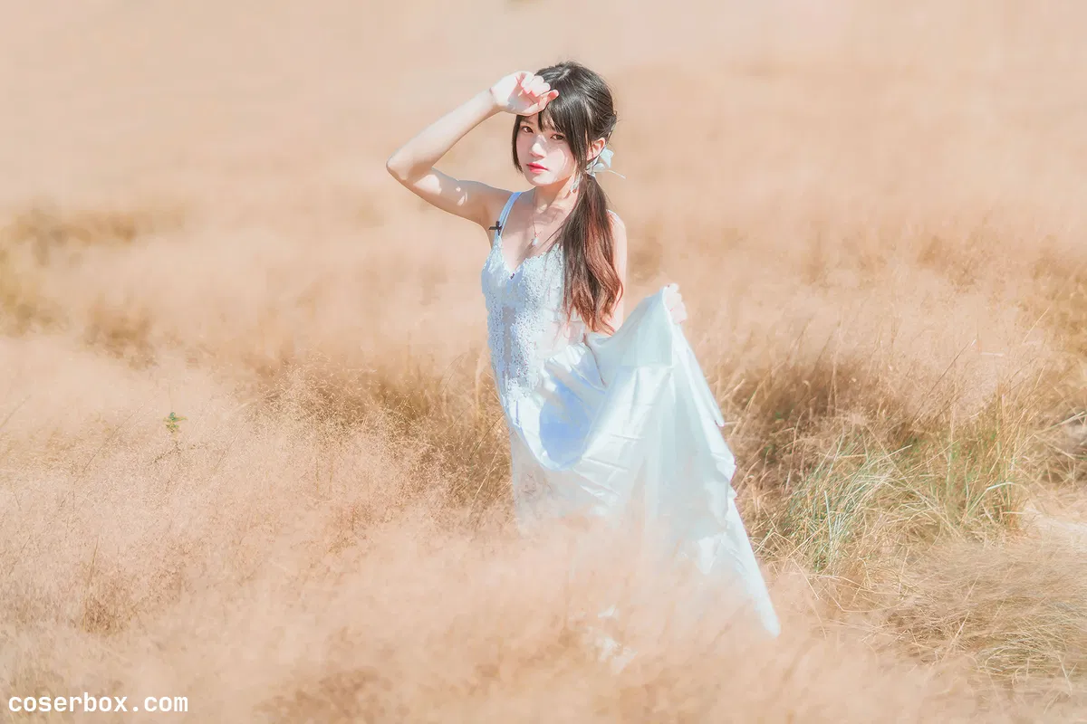 桜桃喵 NO.014 冬眠 白裙上 [48P 674 - 1