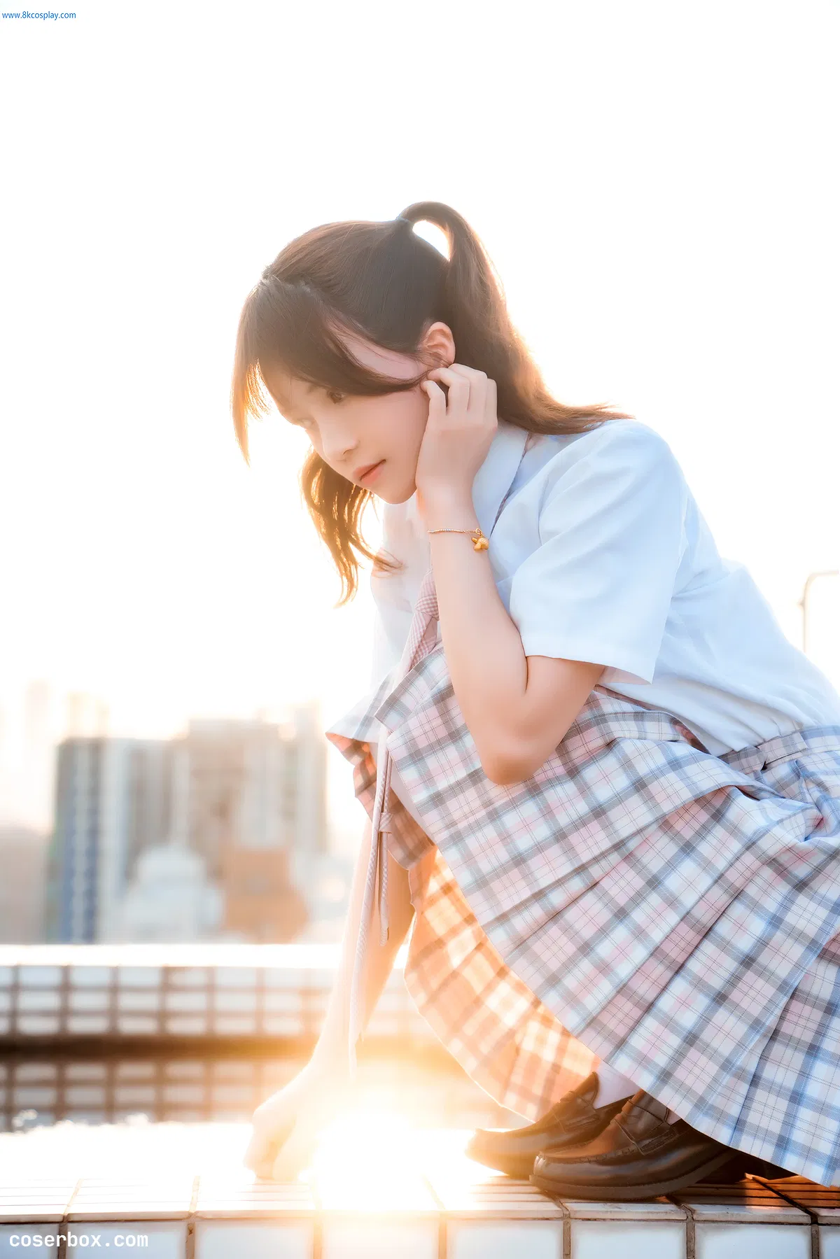 桜桃喵 NO.042 橘子汽水 [15P 360 - 1