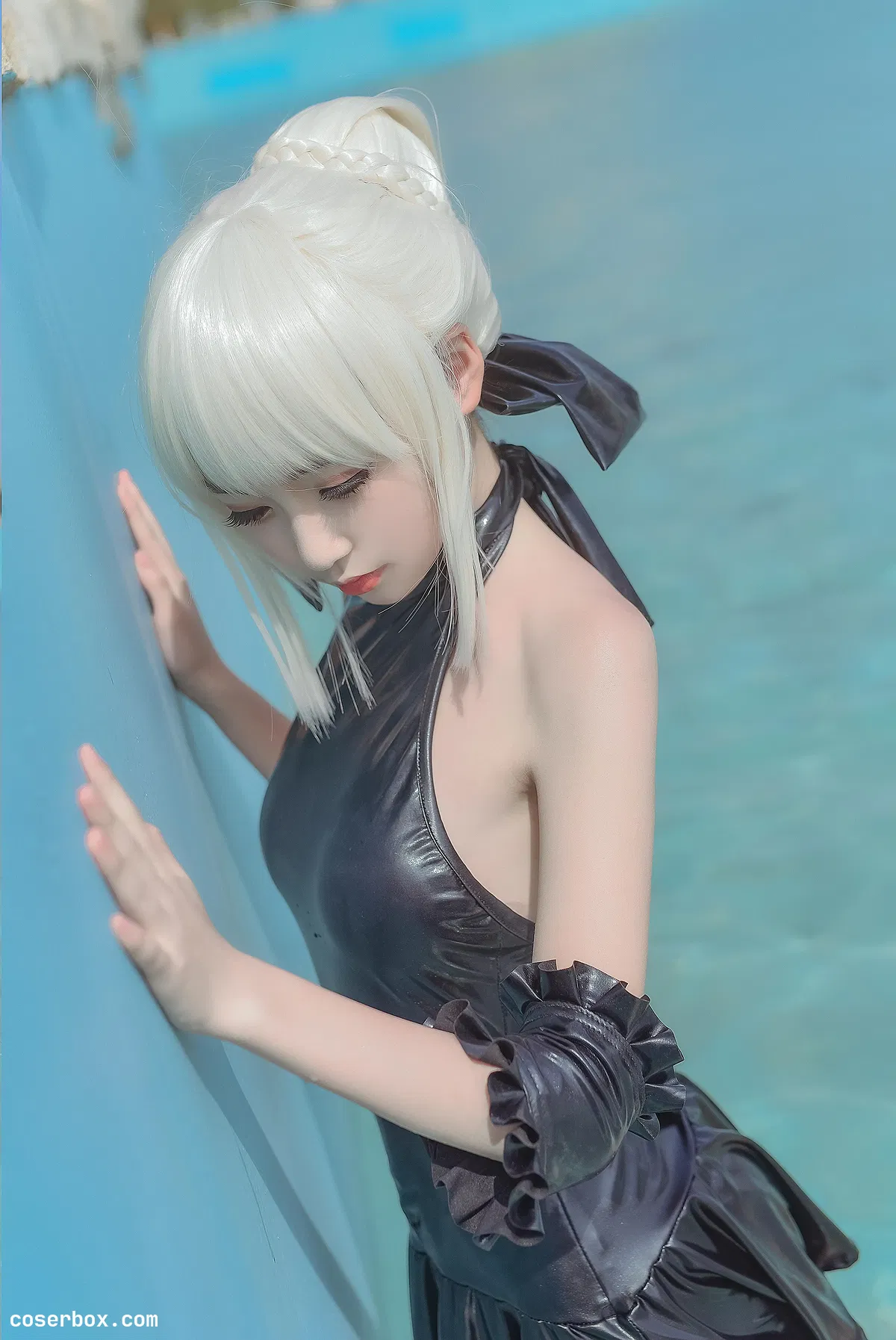 这个泡泡就是逊啦 NO.018 黑saber泳装 [12P 27 - 2