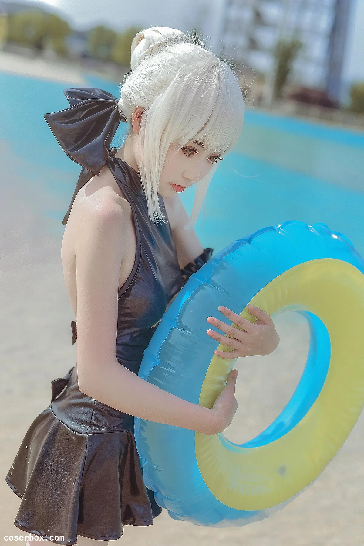 这个泡泡就是逊啦 NO.018 黑saber泳装 [12P 27 - 1