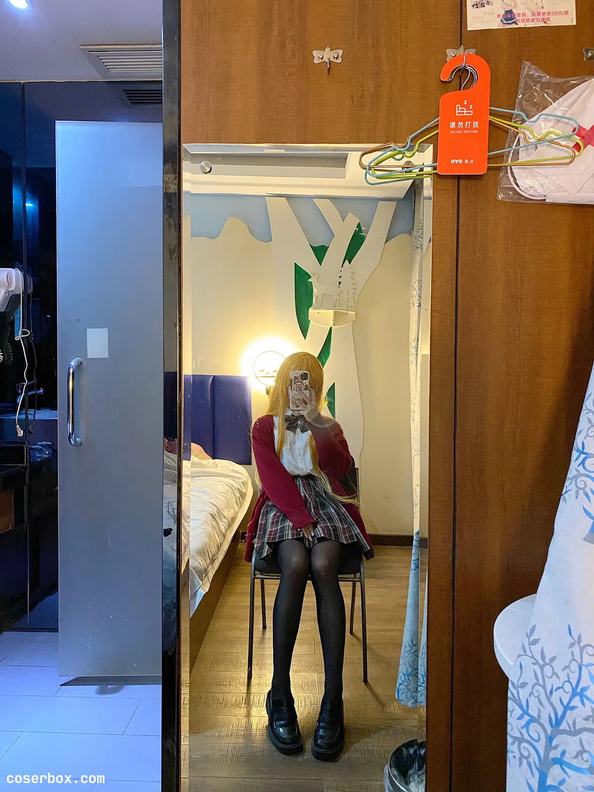 芋圆侑子 NO.007 金毛不良JK [42P 1V 553 - 1