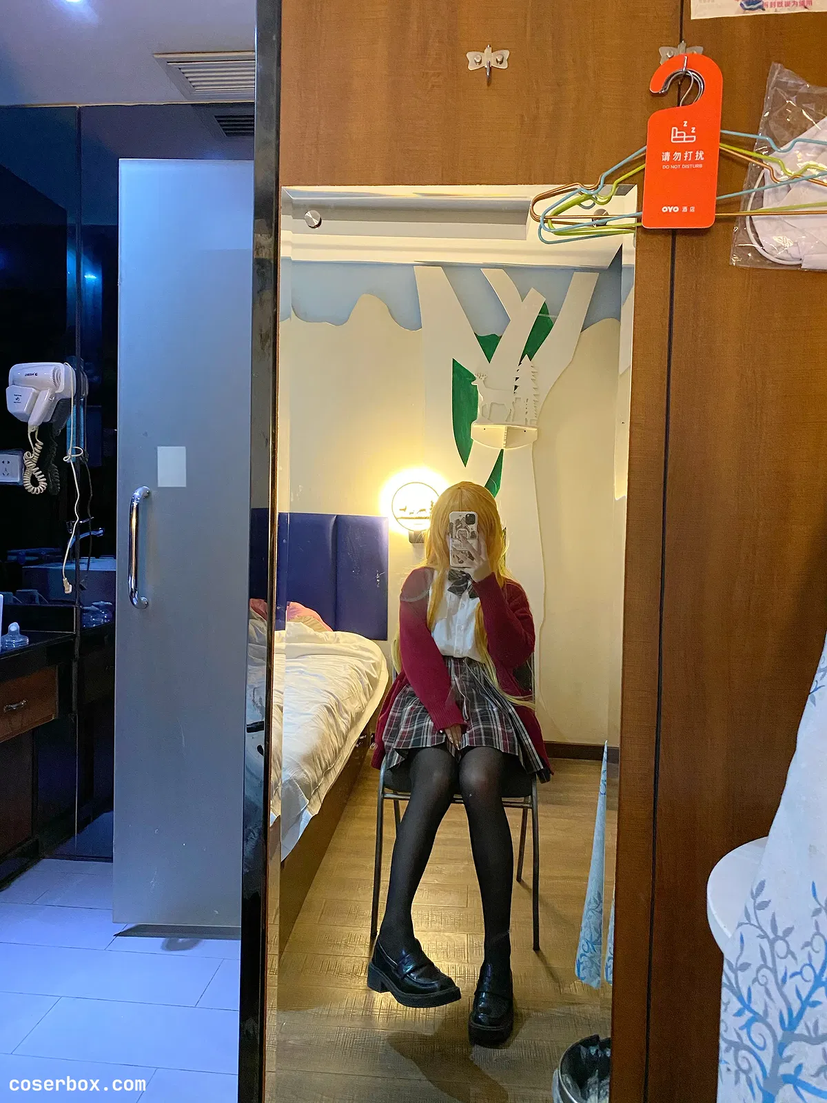 芋圆侑子 NO.007 金毛不良JK [42P 1V 553 - 2