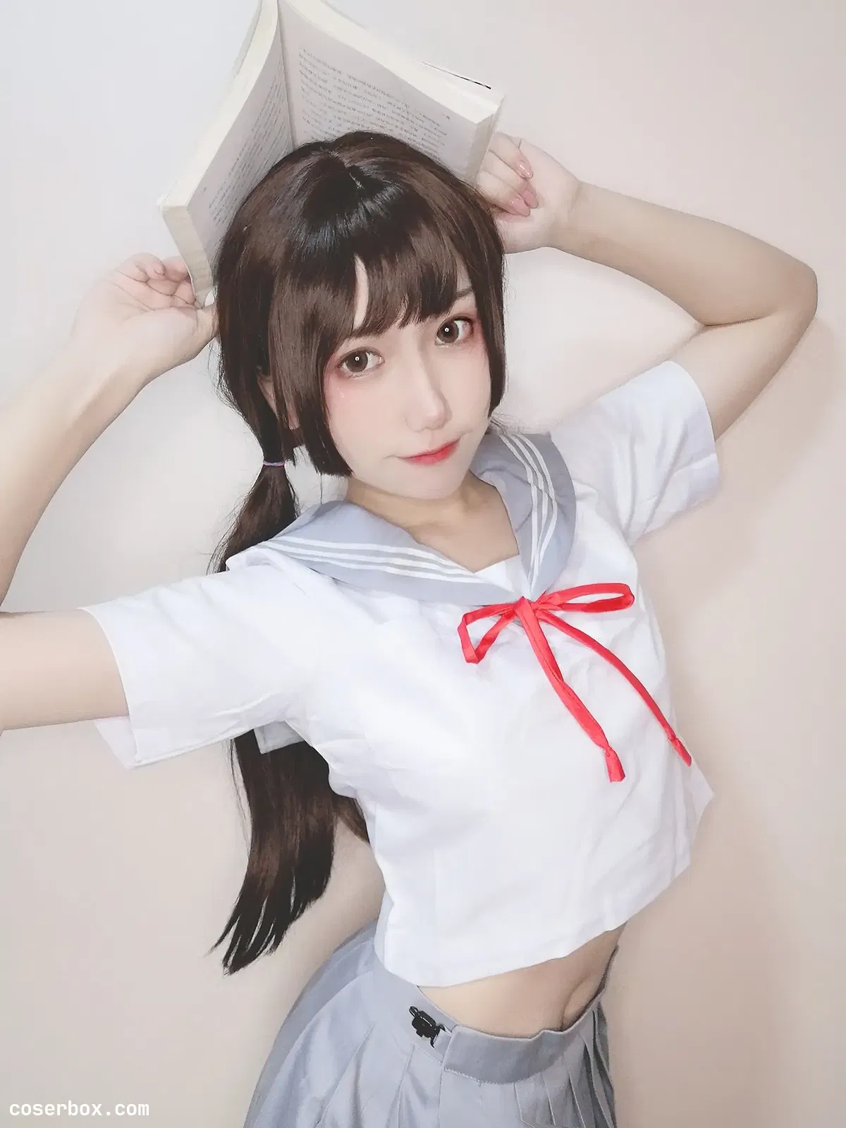 芋圆侑子 NO.001 白丝JK [77P 1V 145 - 1