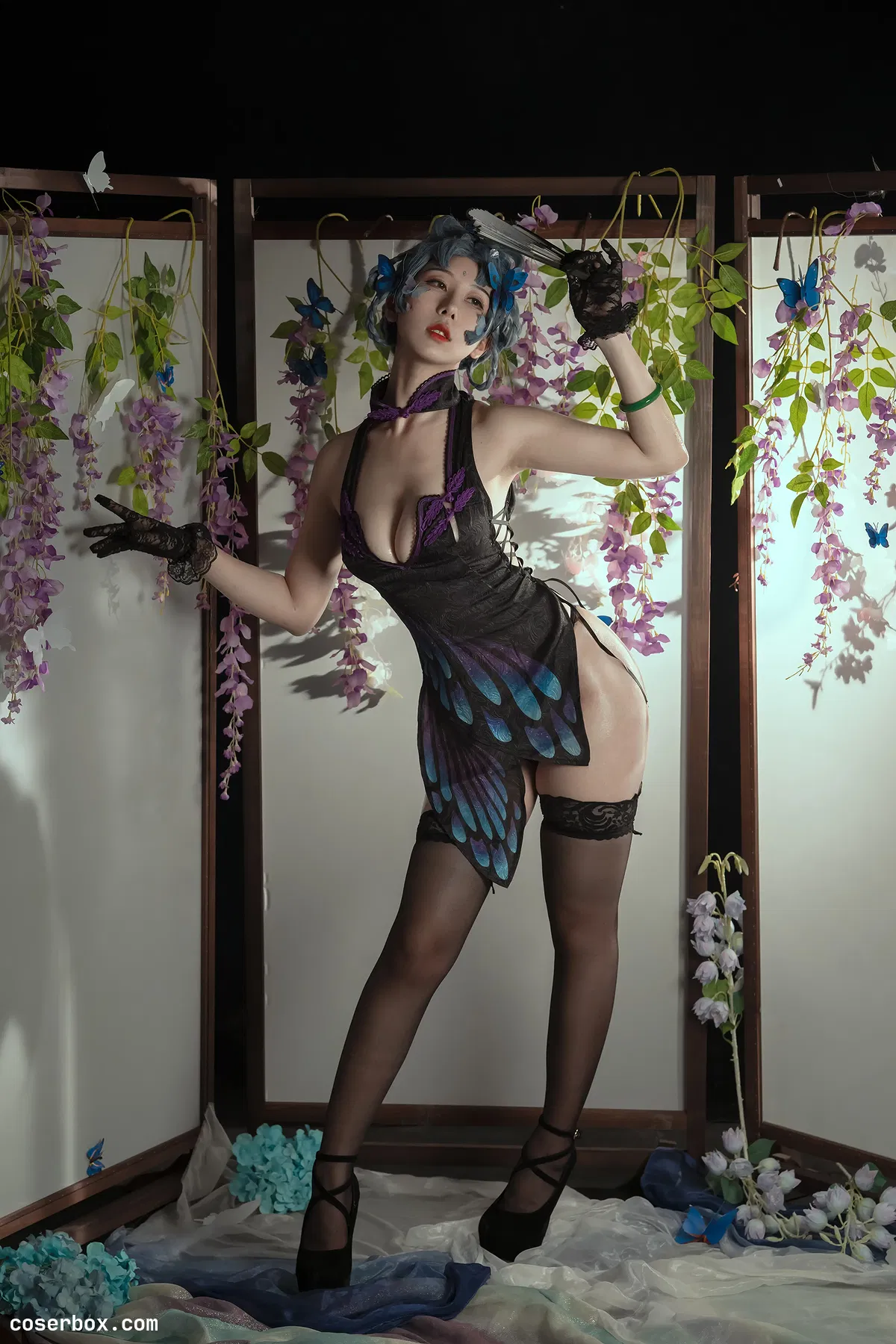 云溪溪 NO.007 奶桃 蝴蝶 [51P 435 - 1