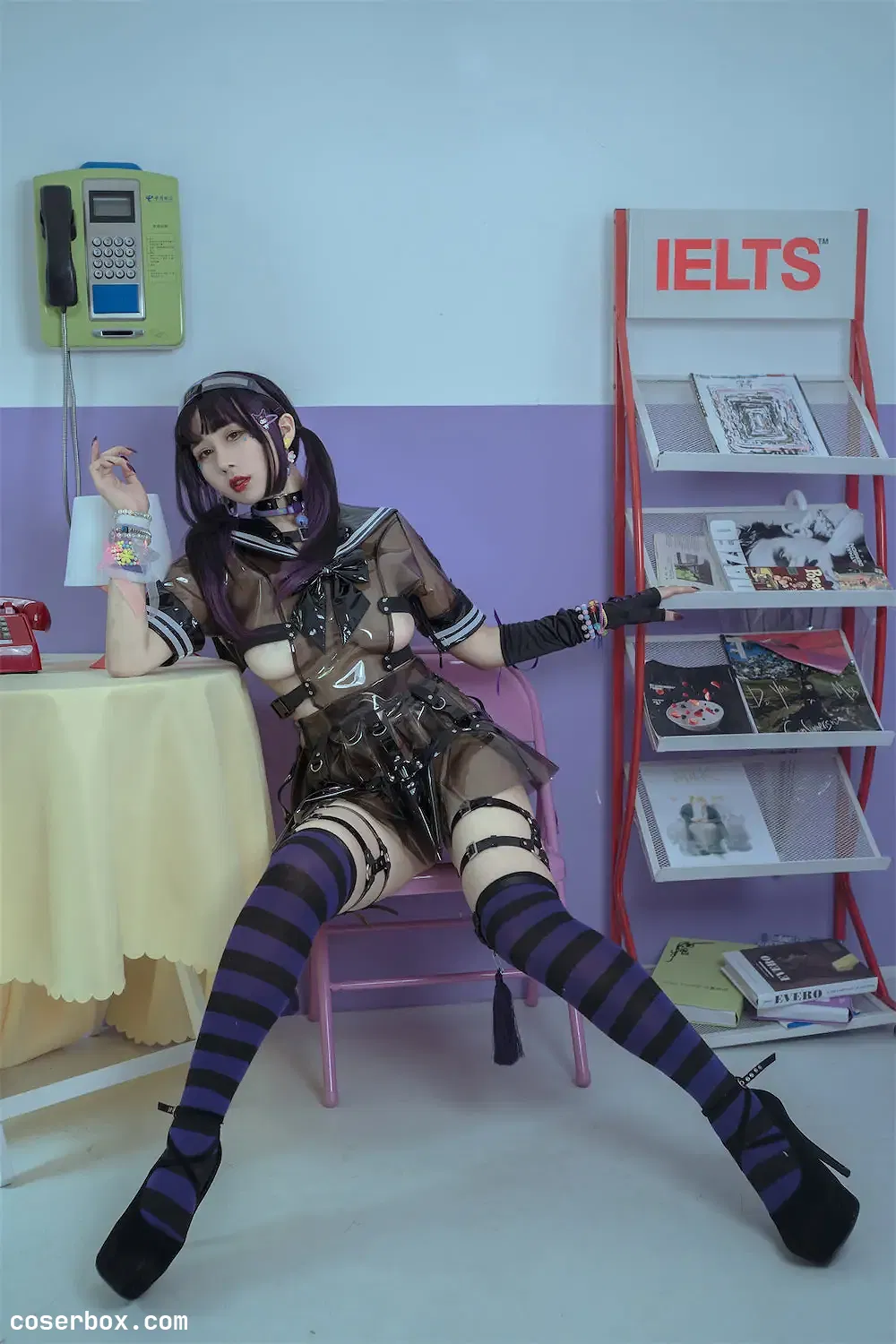 云溪溪 NO.020 火锅味的奶桃桃 幻想学院 [50P 7 - 2