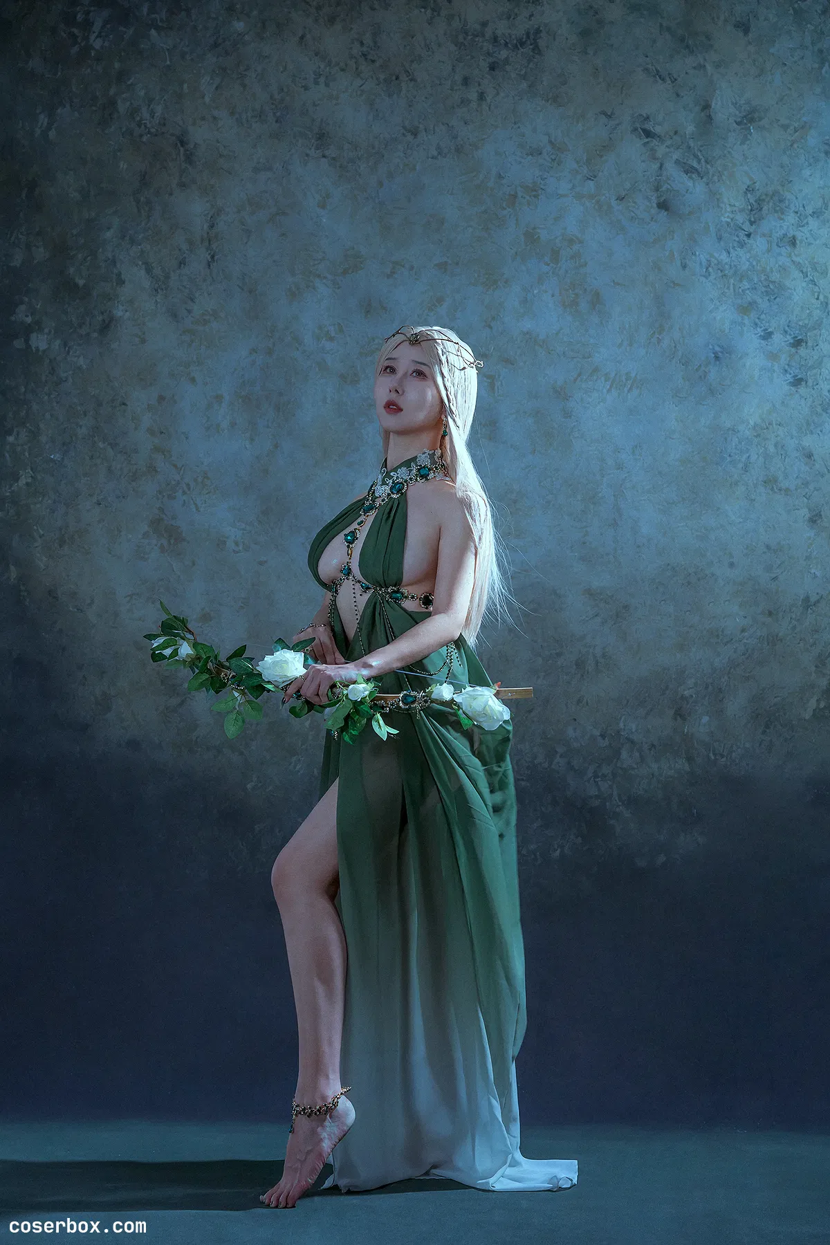 云溪溪 NO.041 奶桃 Tourmaline-Malachite孔雀石 [40P 376 - 1