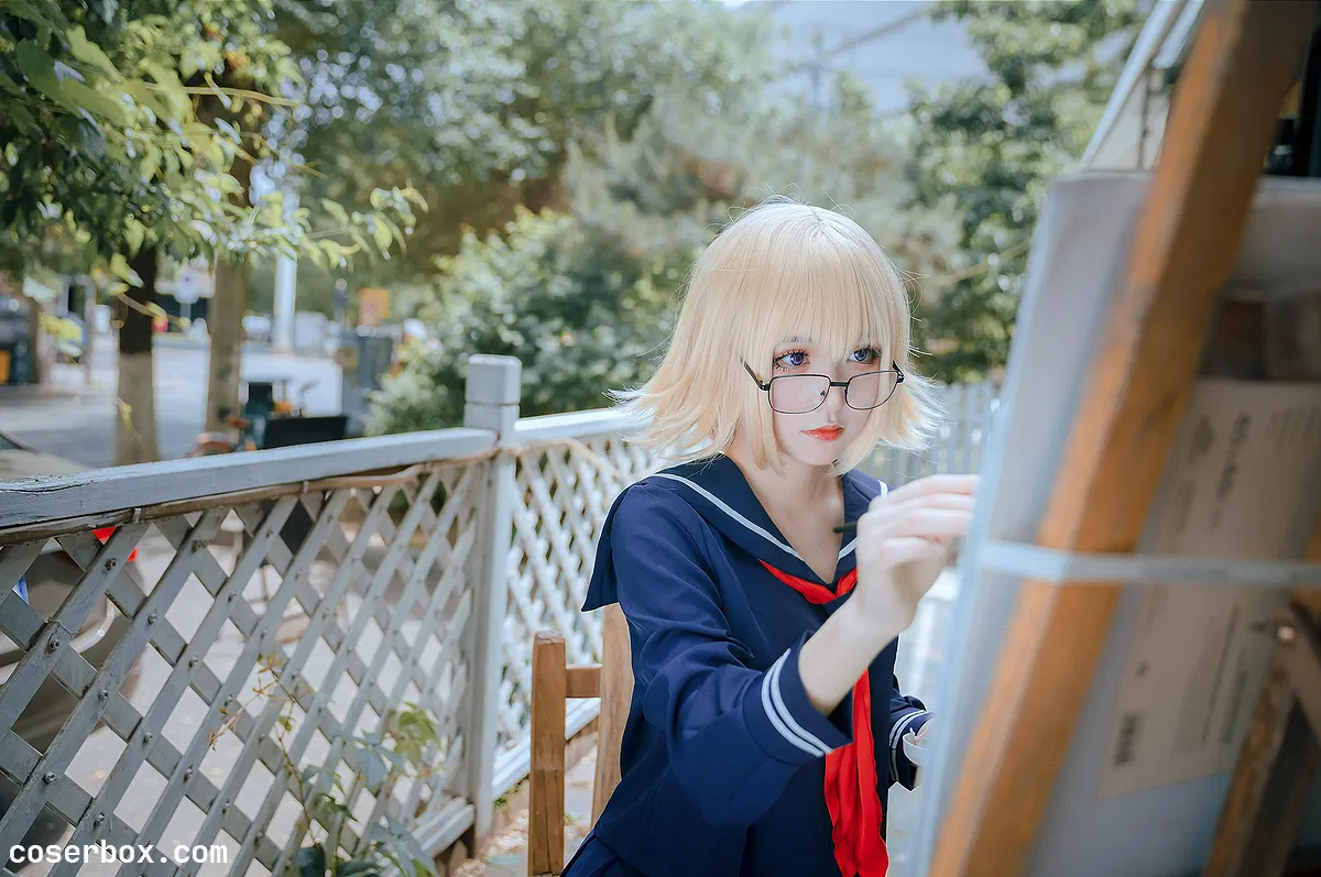 这个泡泡就是逊啦 NO.001 JK_正片_COS_贞德 [13P 25 - 1