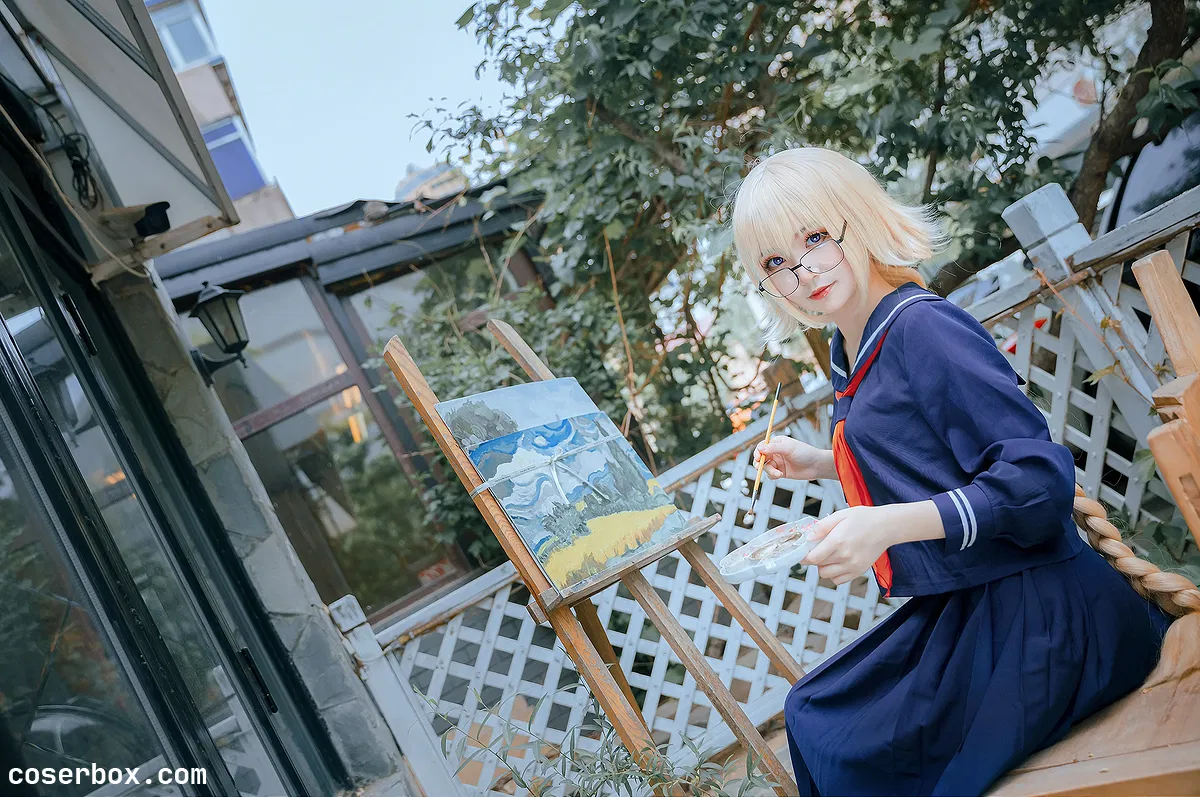 这个泡泡就是逊啦 NO.001 JK_正片_COS_贞德 [13P 25 - 2