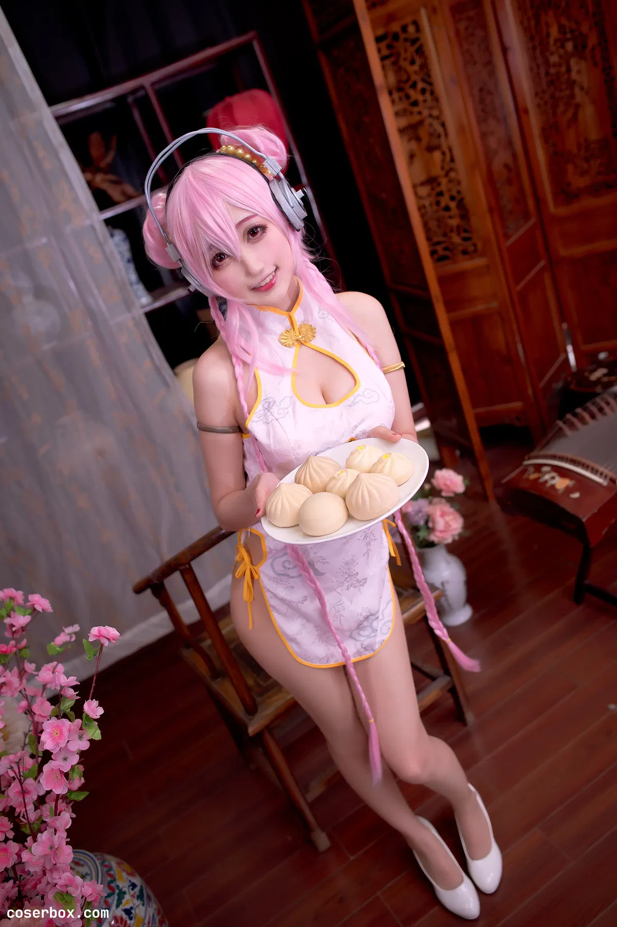 周叽是可爱兔兔 NO.021 旗袍索尼子 [14P 176 - 1