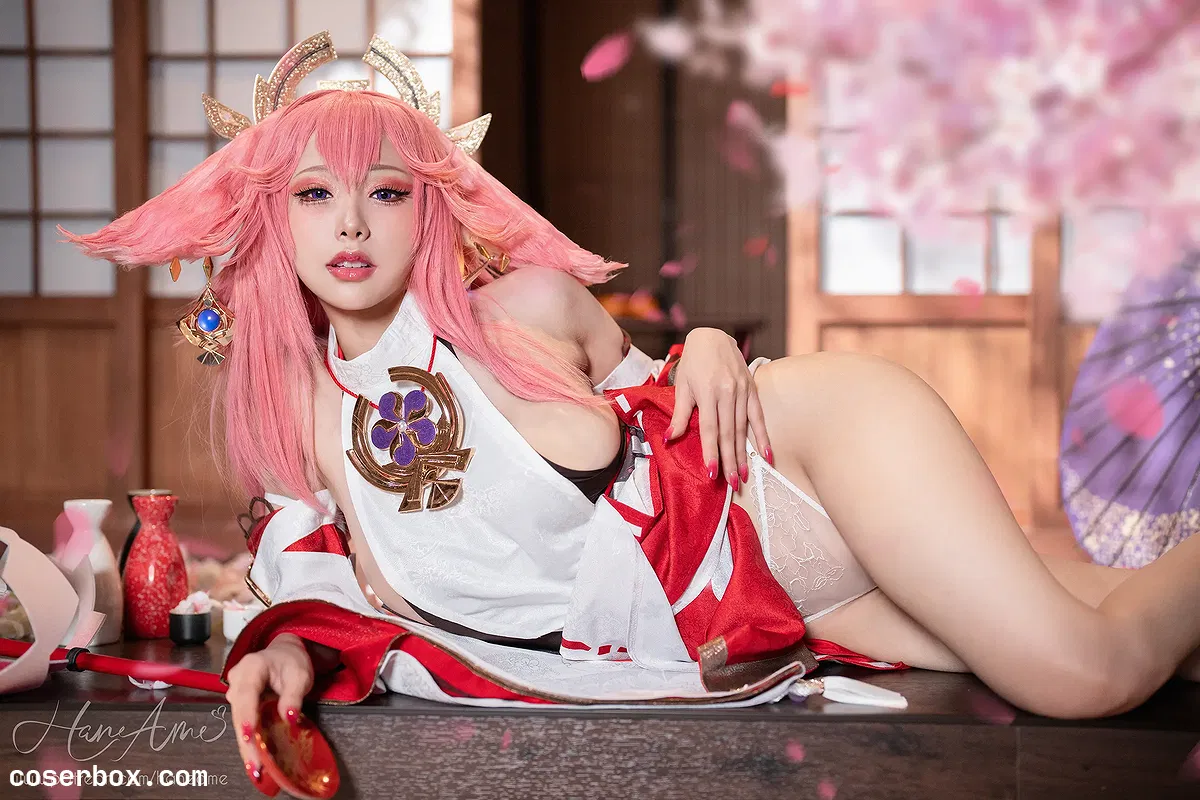 雨波 NO.230 原神 – 八重神子 [35P 94 - 1