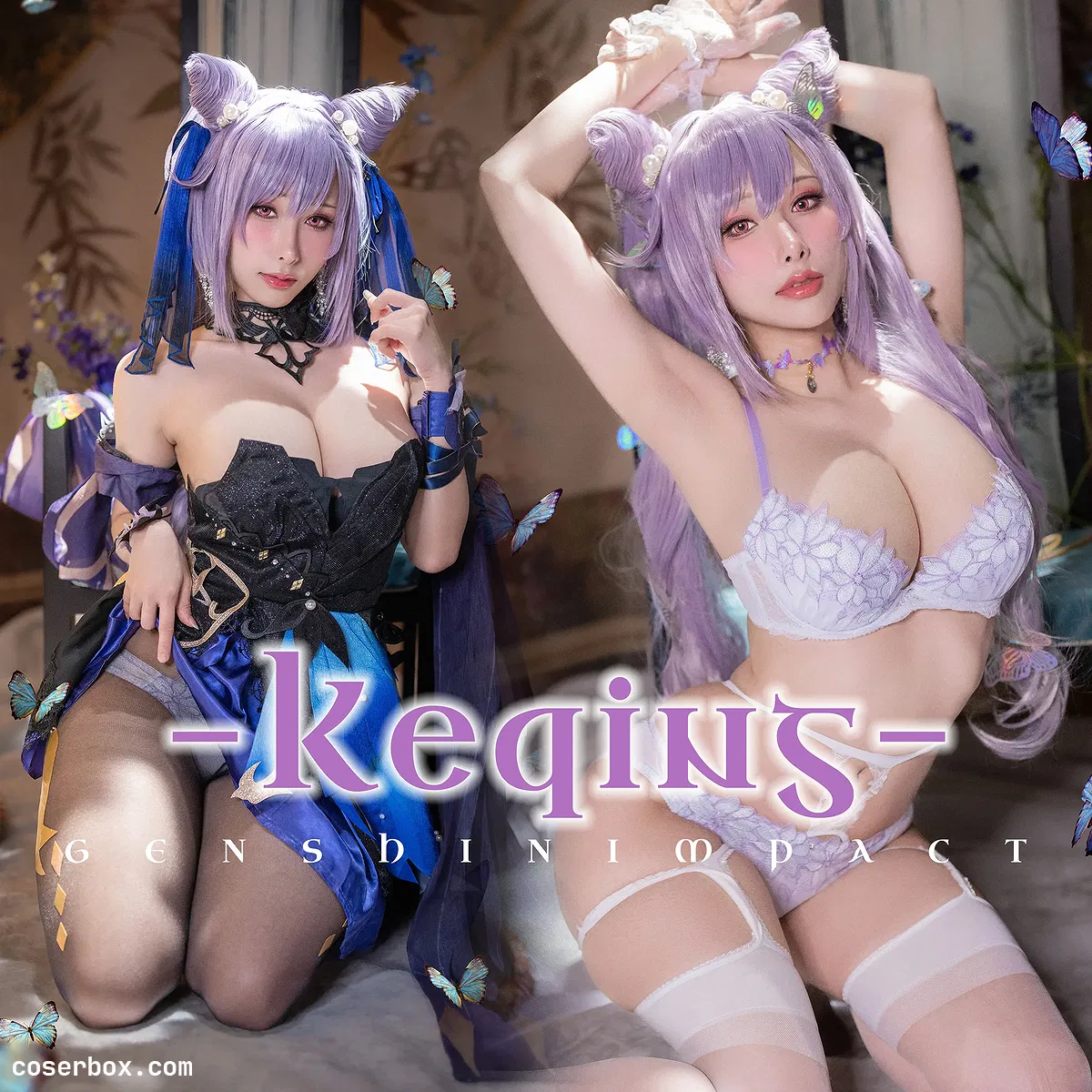 雨波 NO.276 2023年03月新品订阅GenshinImpact_刻晴 [76P 2V 240 - 1