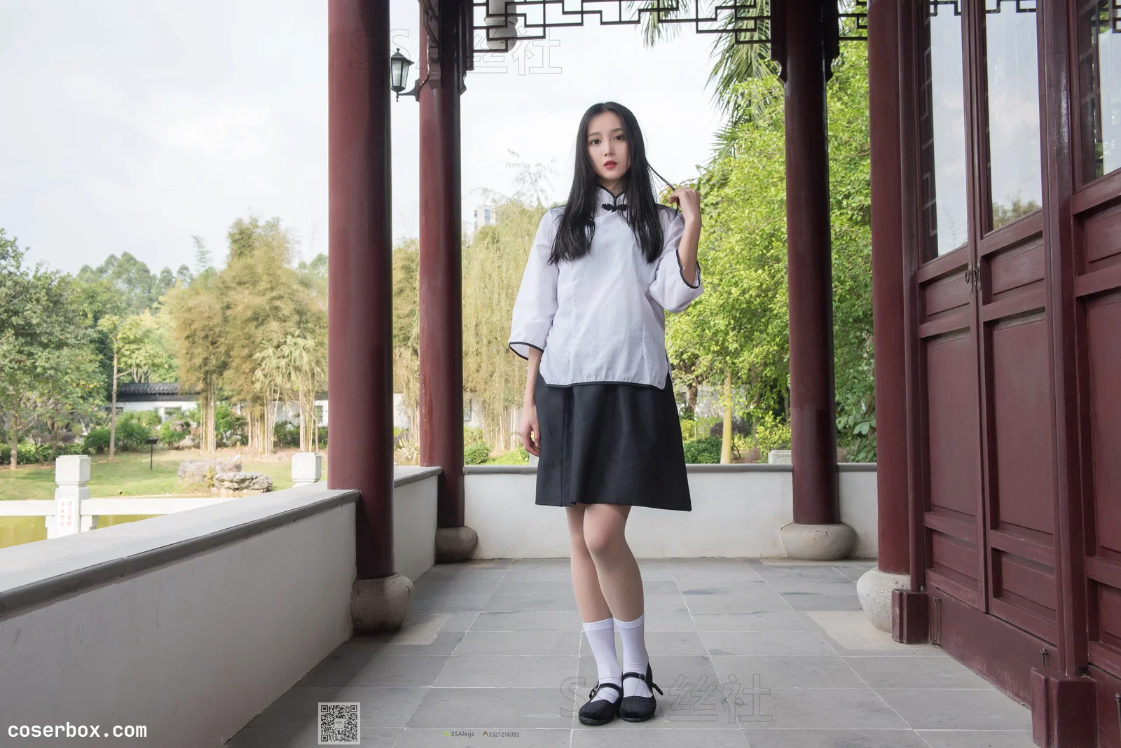 [SSA丝社]超清写真 NO.068 君君 民国学妹肉丝白袜[120P-1.85GB]