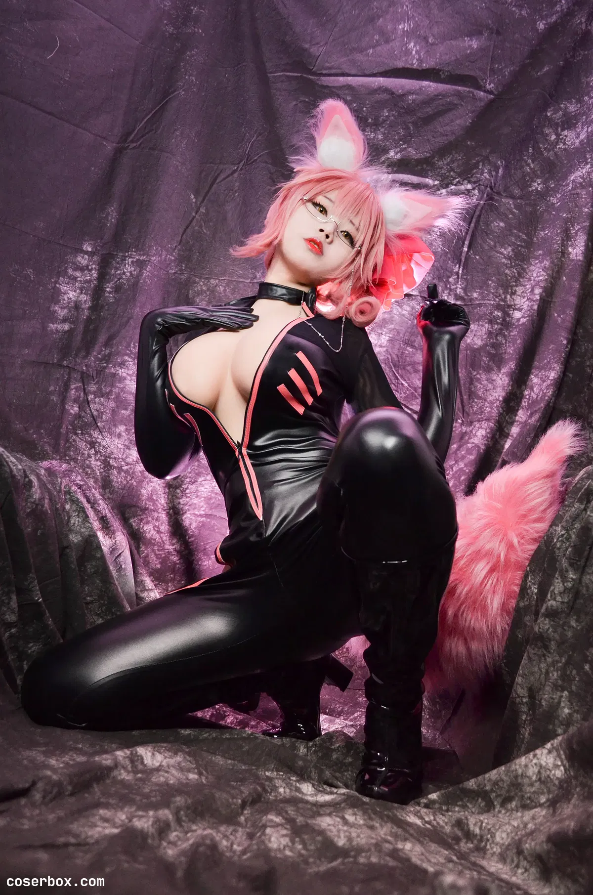 KaYa萱 NO.025 玉藻前 皮衣Ver [15P 52.9MB] - 1