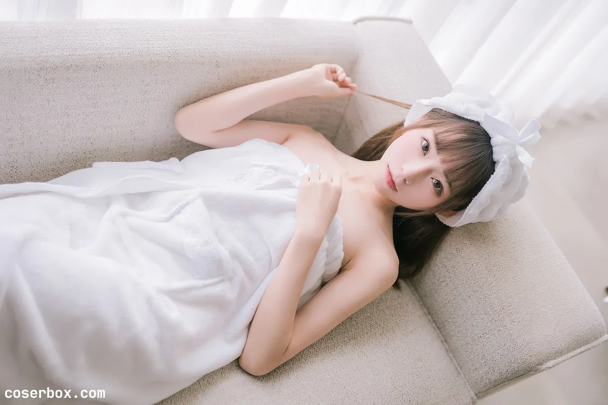 Kitaro_绮太郎 NO.019 纯白浴巾 [44P 251.29MB] - 1