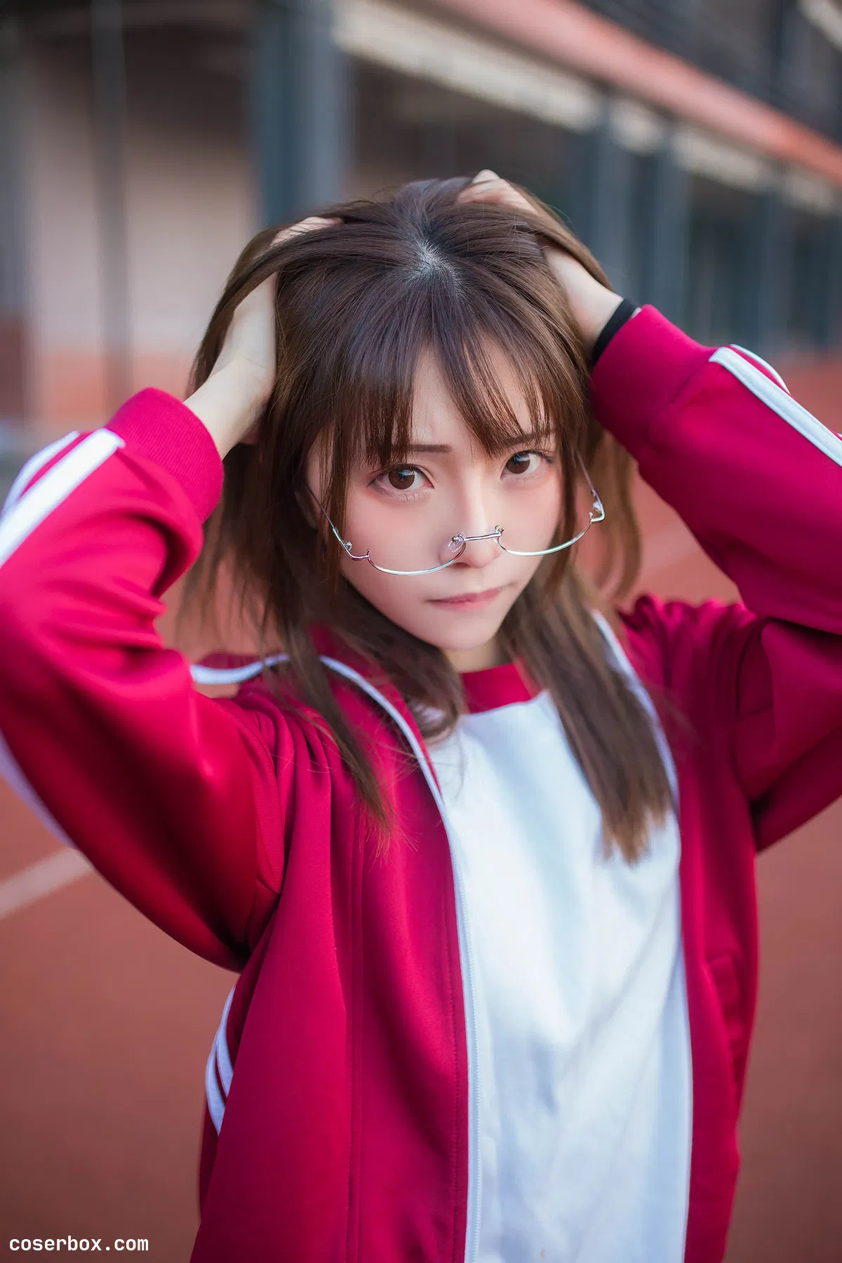 Kitaro_绮太郎 NO.084 运动服女孩 红 [13P 49.32MB] - 1