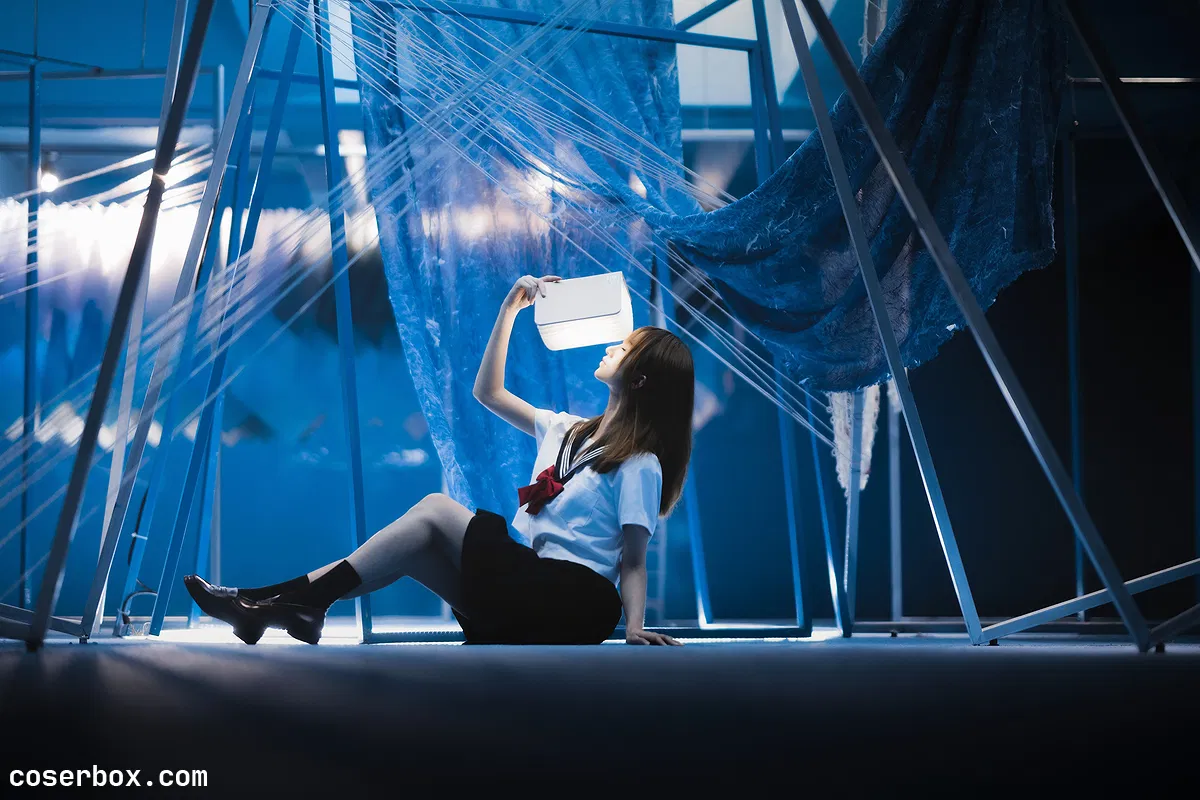 Kitaro_绮太郎 NO.070 十分之七的蓝 [35P 70.09MB] - 2